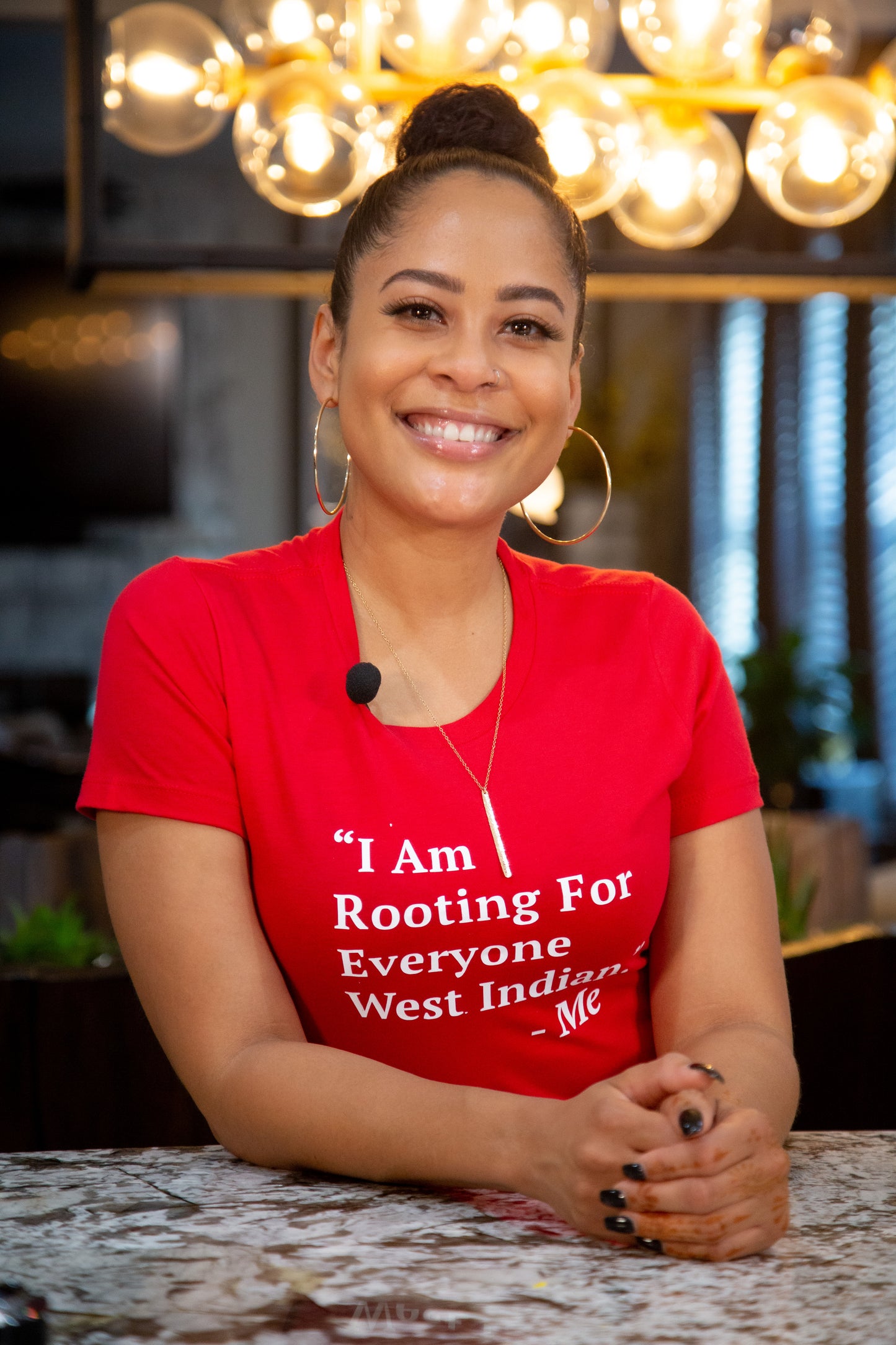 I Am Rooting: West Indian Women's t-shirt