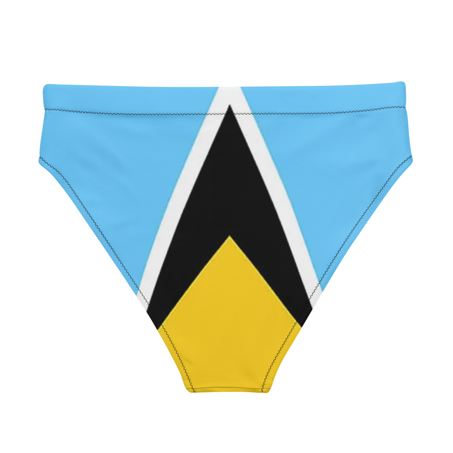 St. Lucia high-waisted bikini bottom
