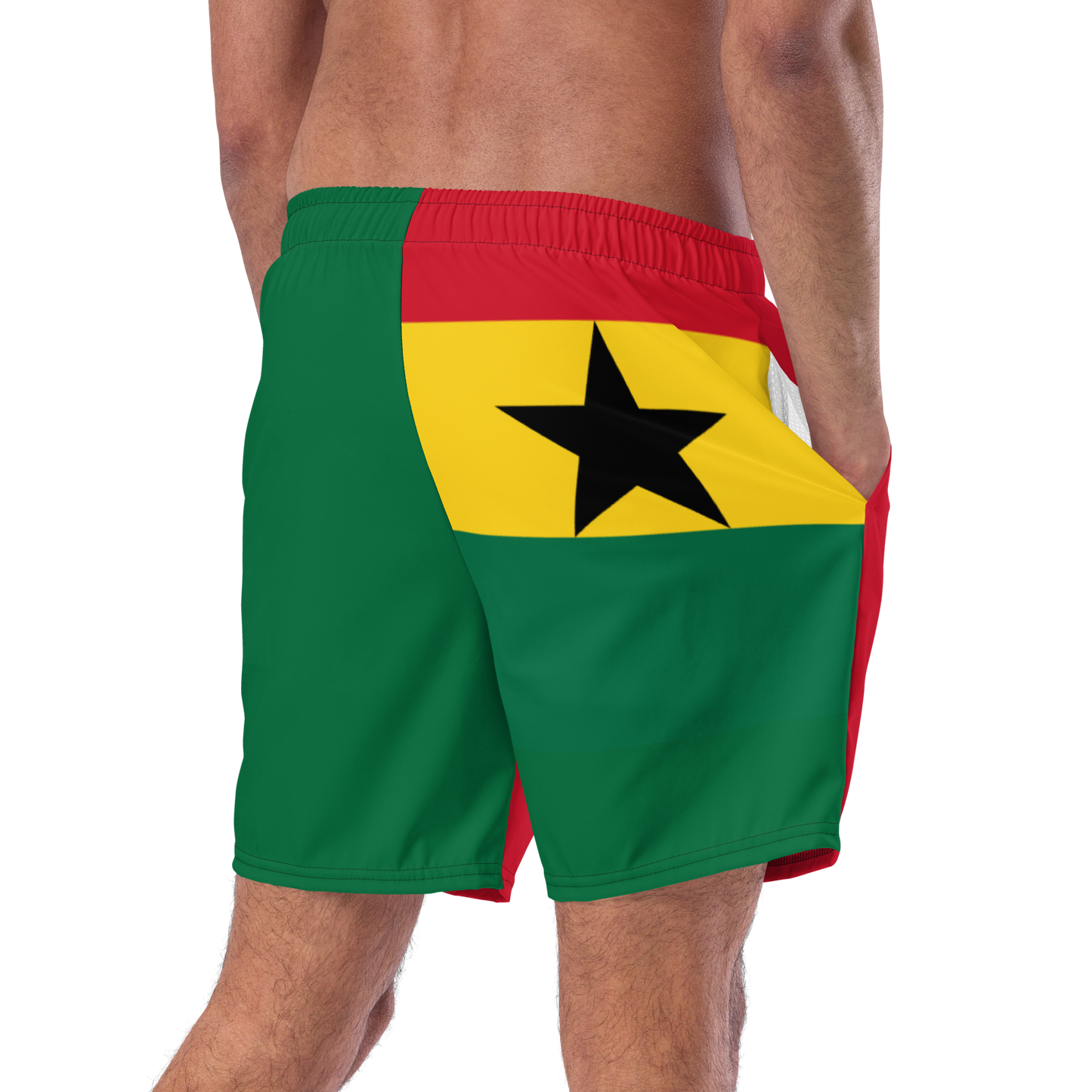 I Am Rooting: Ghana Men's swim trunks