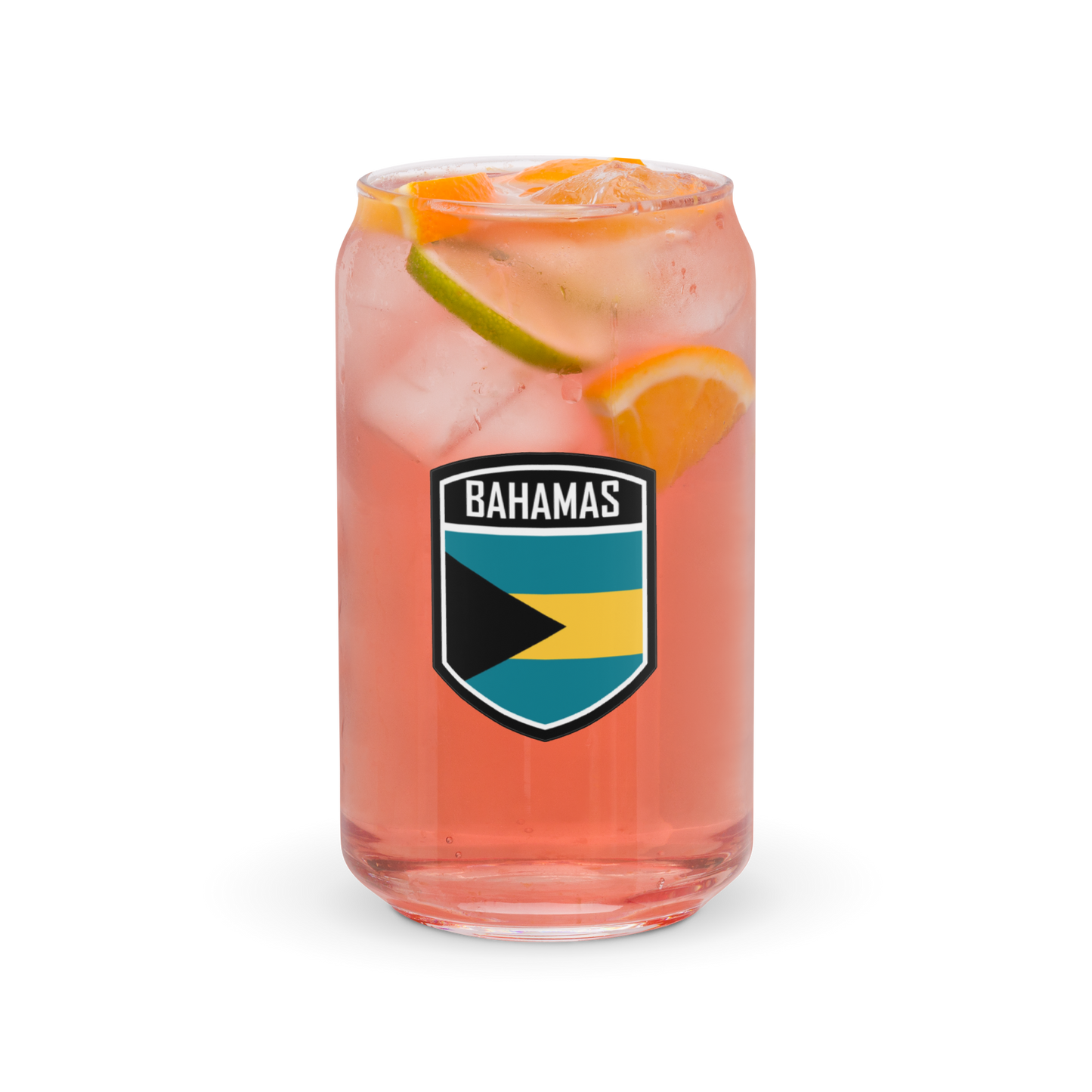 Bahamas Can-shaped glass