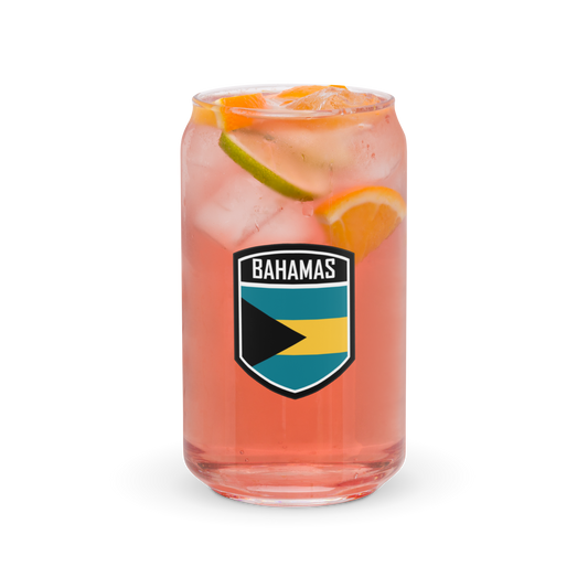 Bahamas Can-shaped glass