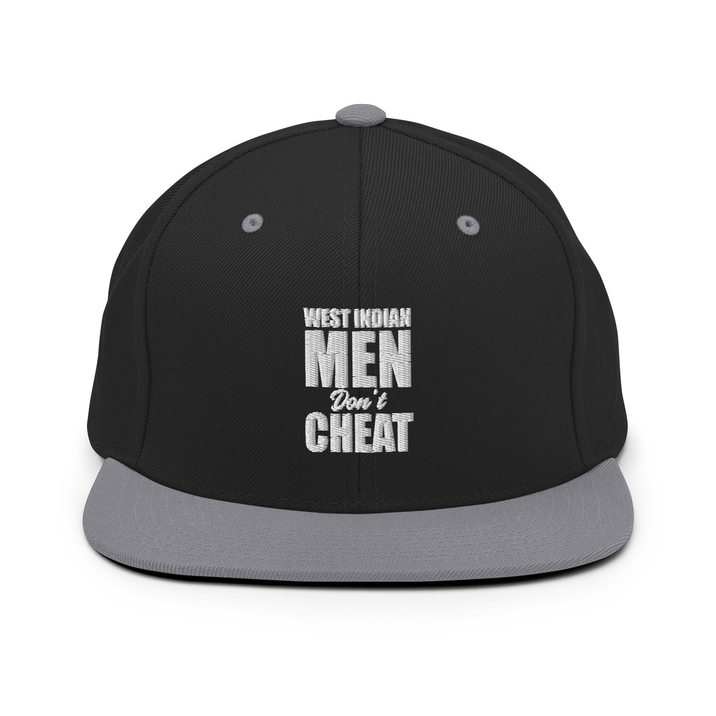 West Indian Men Don't Cheat Snapback Hat