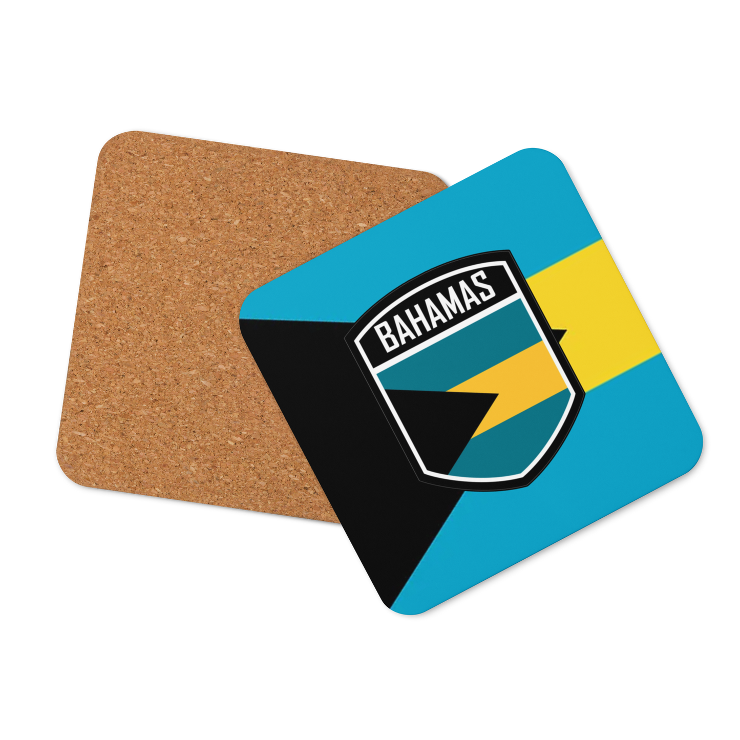 Bahamas Cork-back coaster
