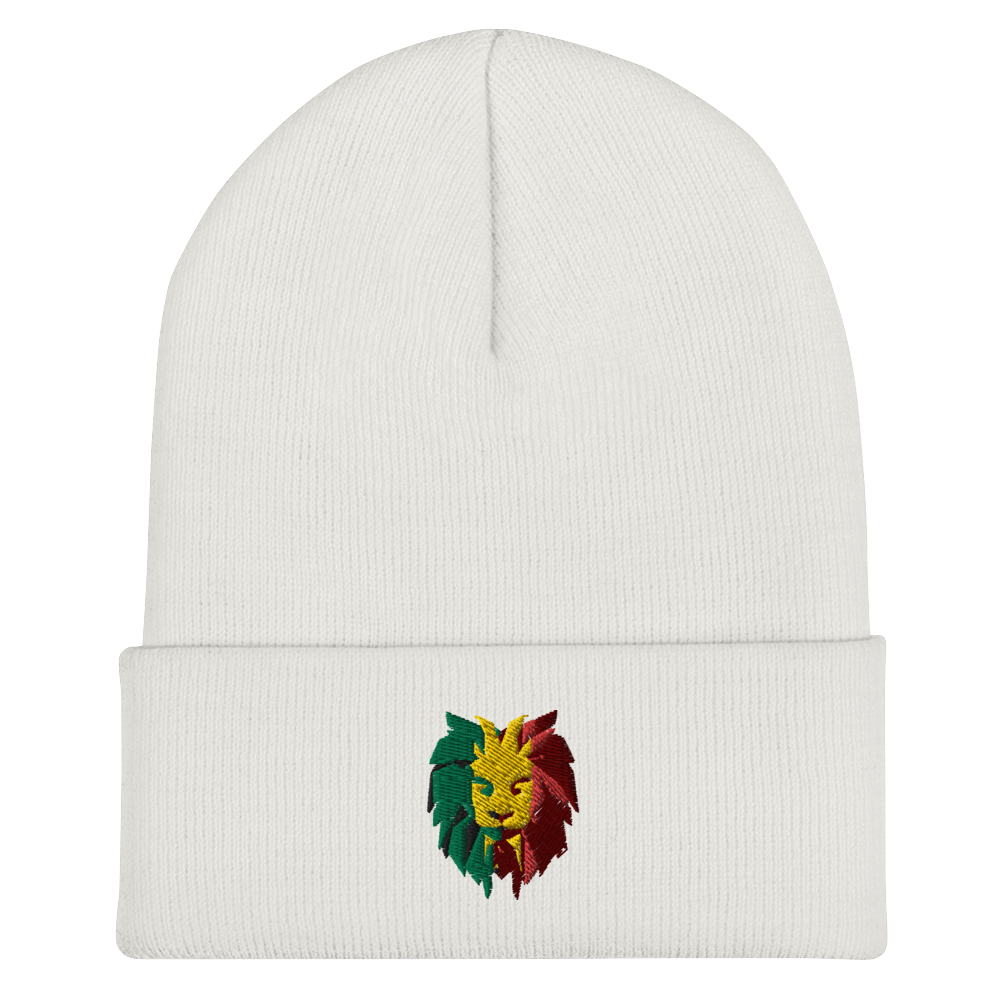 Lion Head Cuffed Beanie