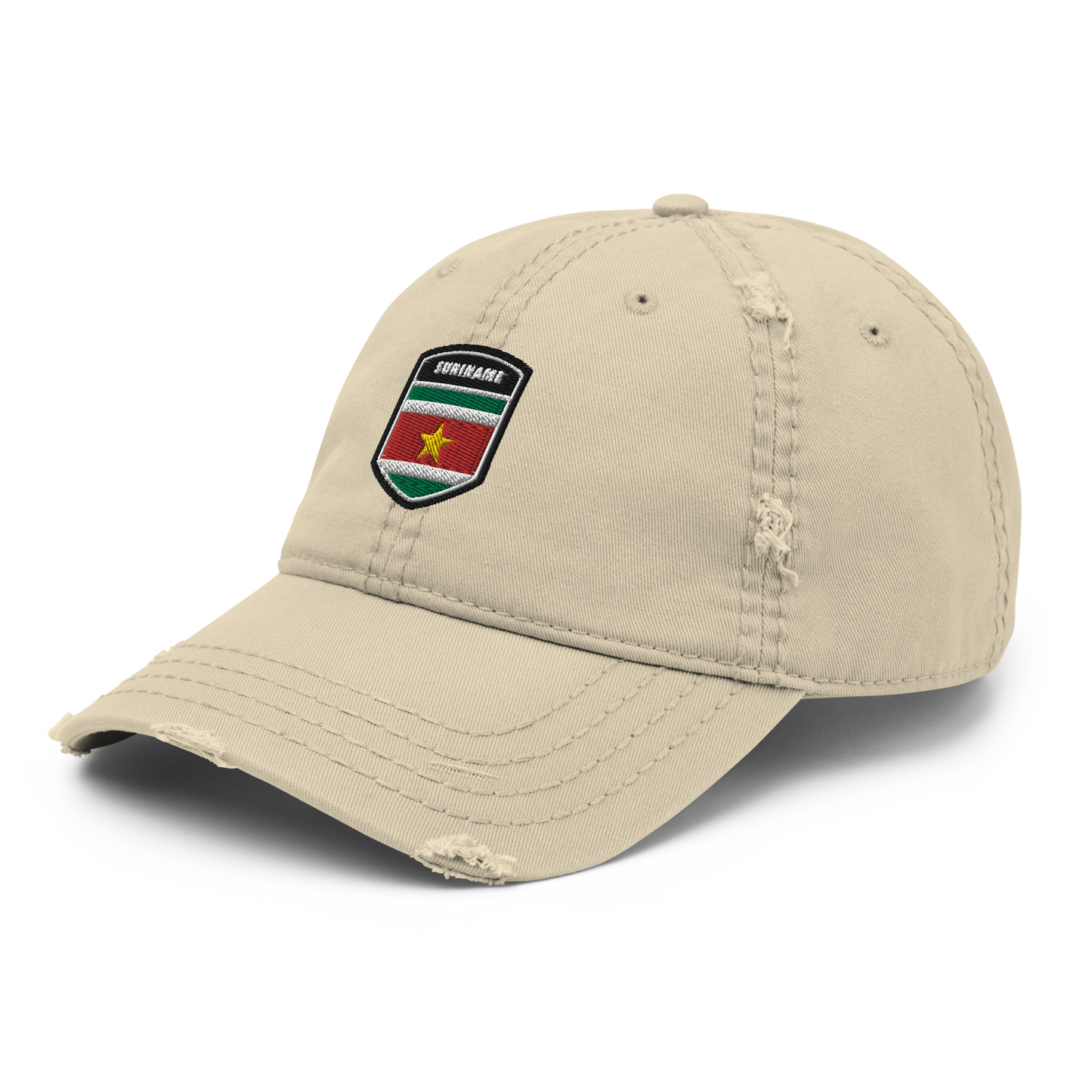 Suriname Distressed Dad Hat