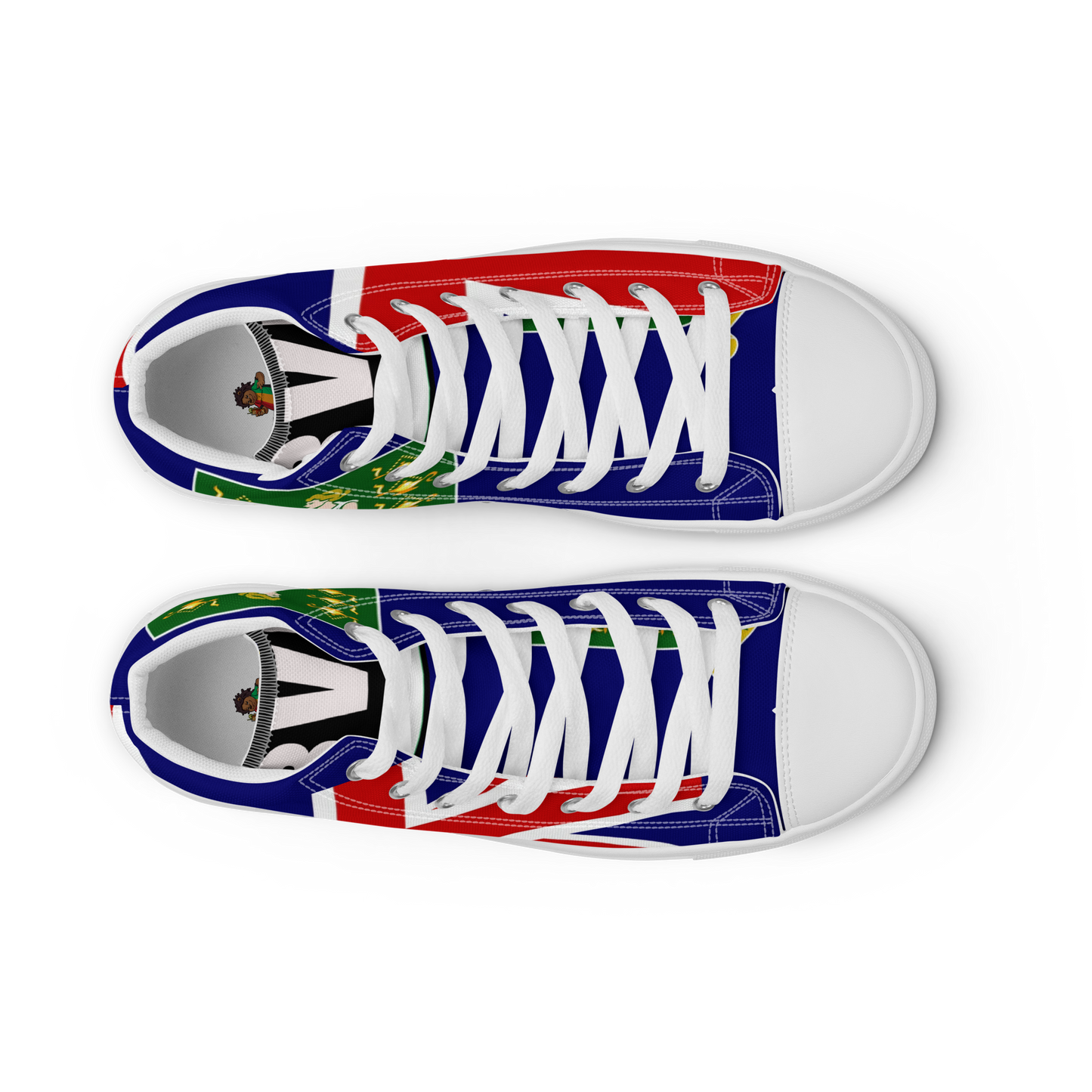 BVI Men’s high top canvas shoes