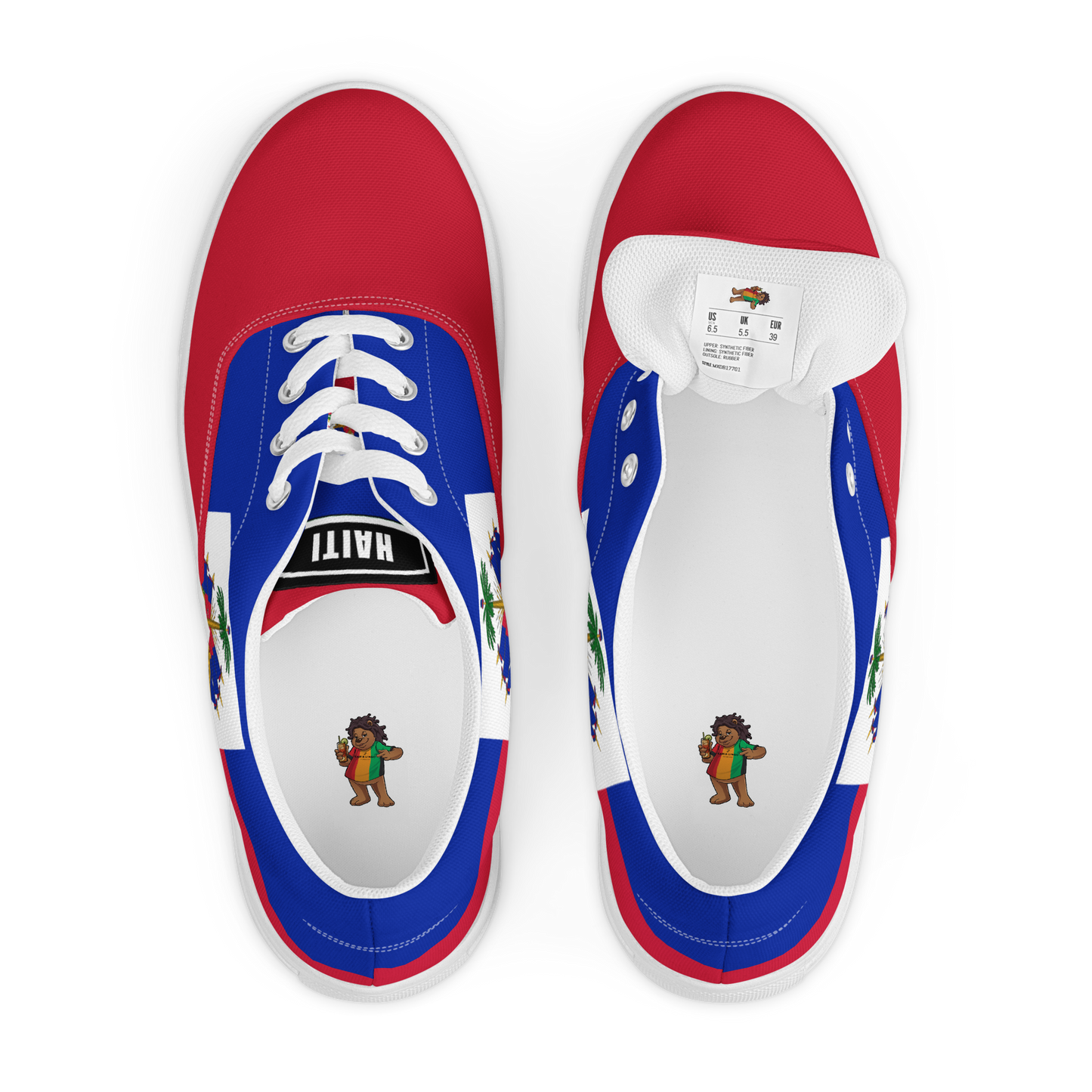 Haiti Men’s lace-up canvas shoes