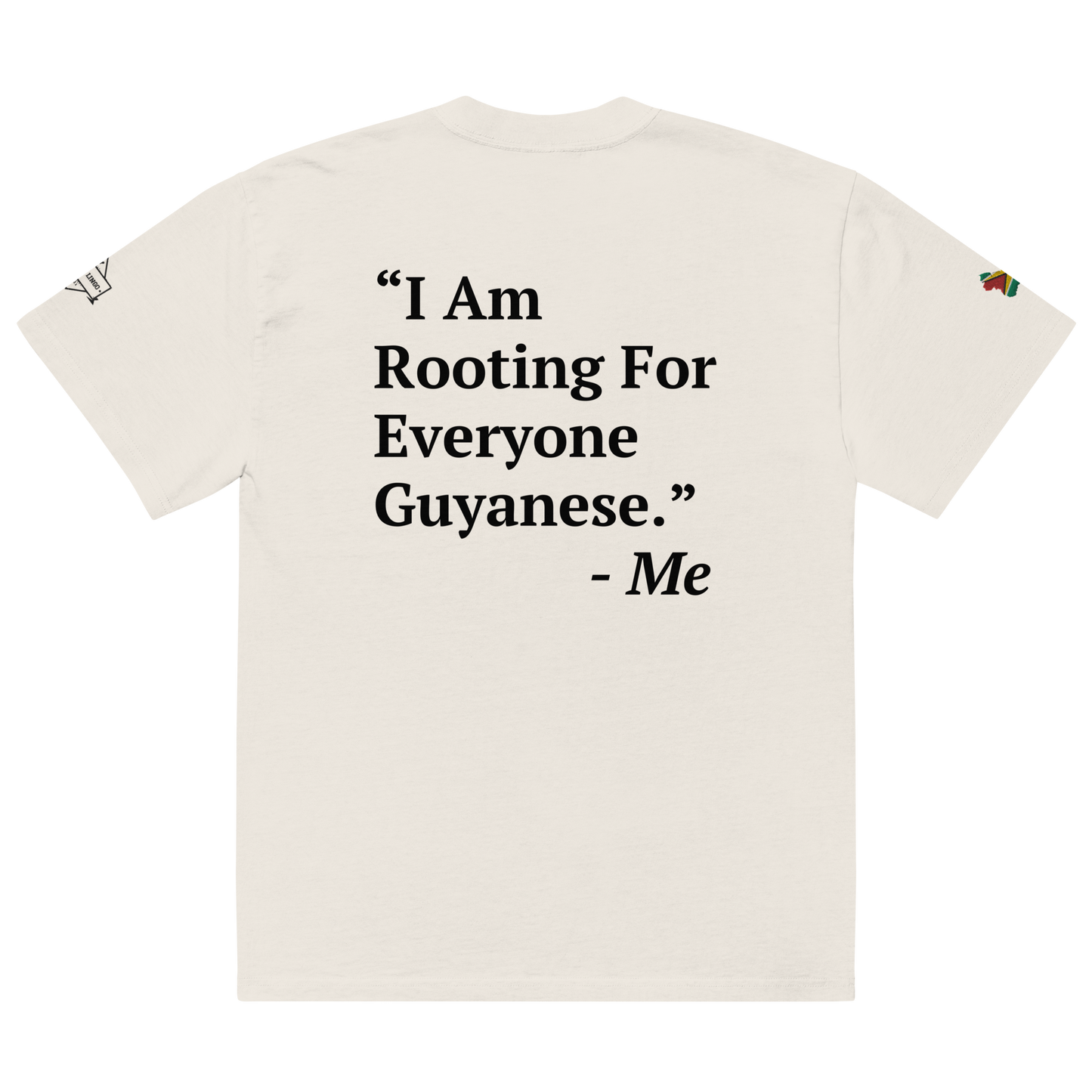 Guyana Oversized faded t-shirt