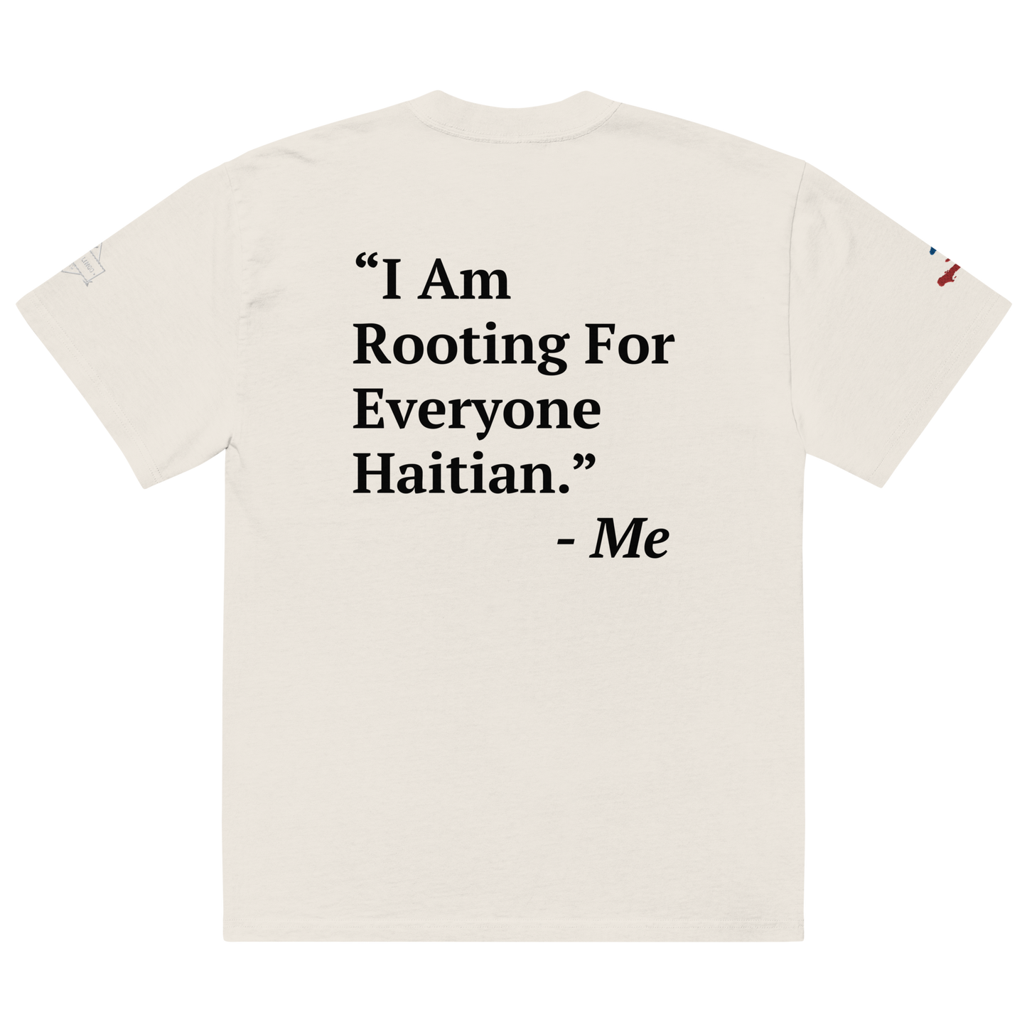 Haiti Oversized faded t-shirt