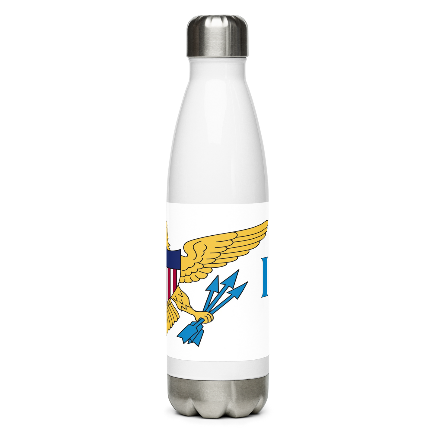 USVI Stainless Steel Water Bottle