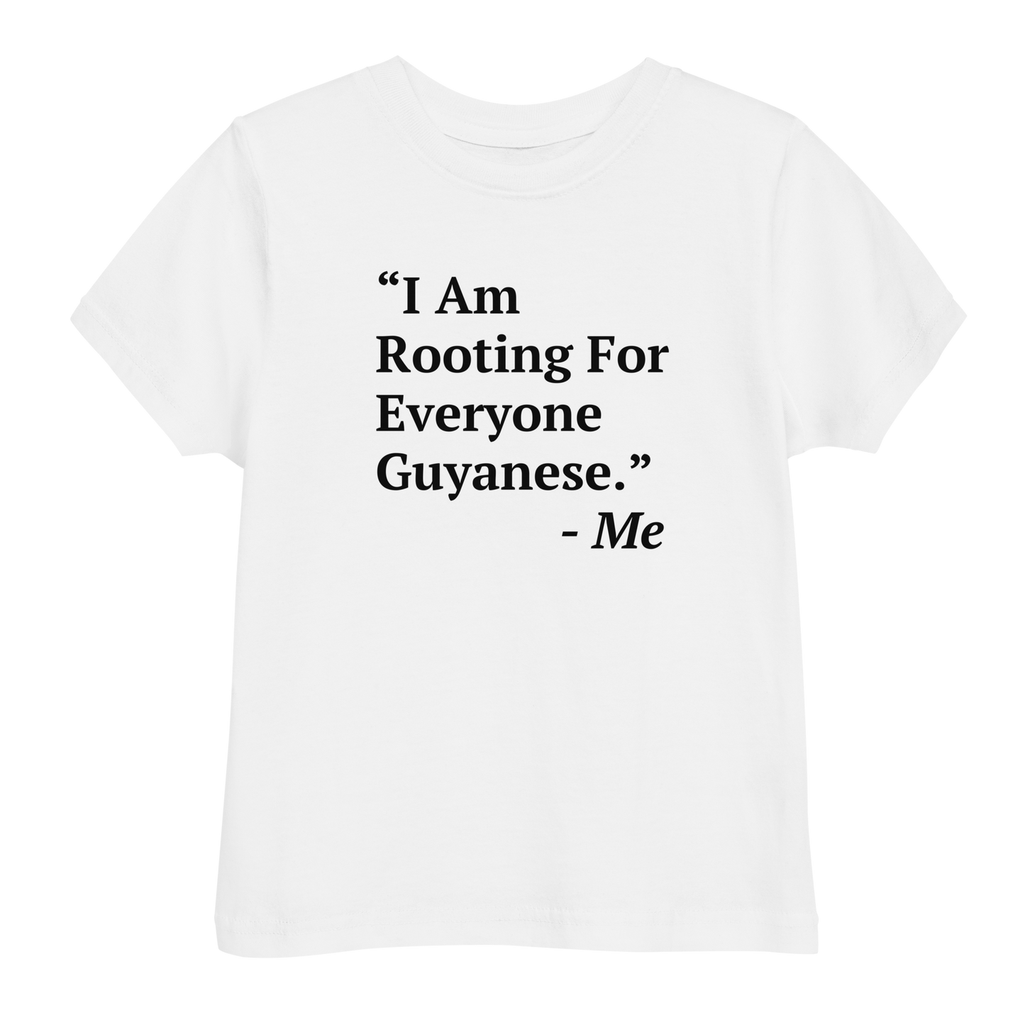 I Am Rooting: Guyana Toddler t-shirt