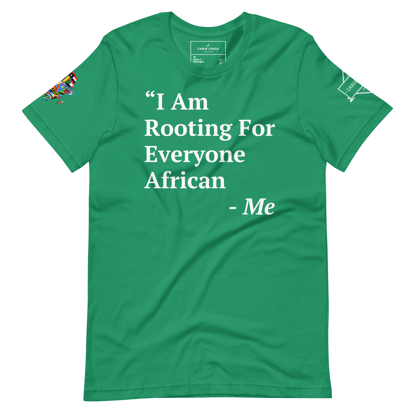 I Am Rooting: African Unisex t-shirt