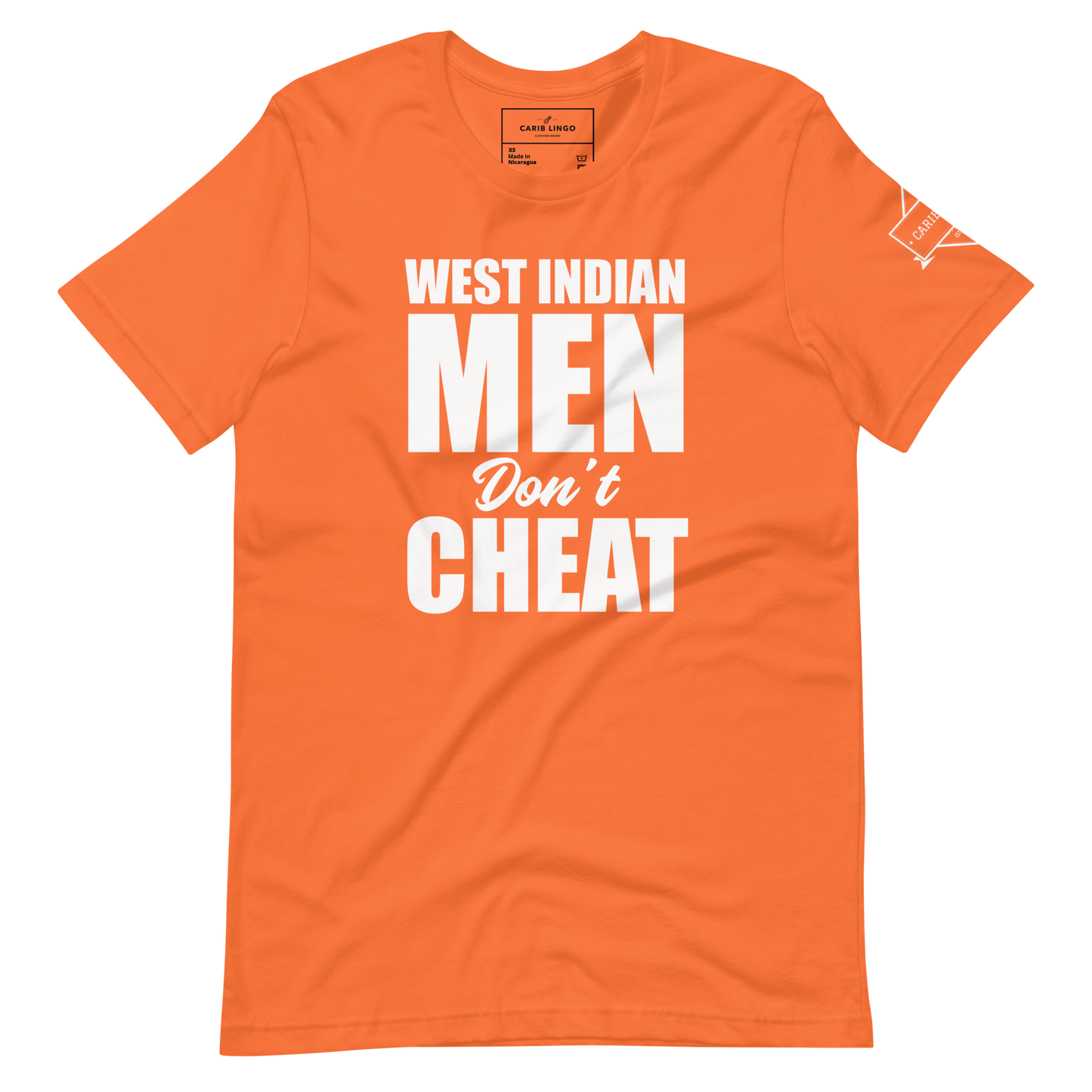 West Indian Men Don't Cheat Unisex t-shirt