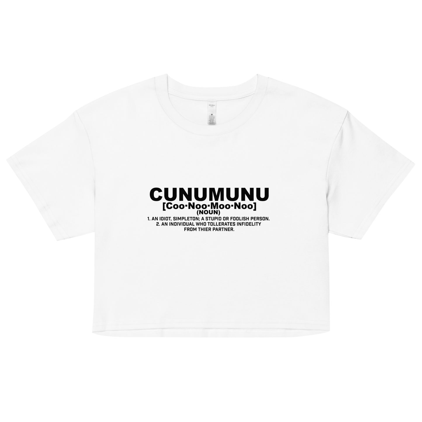 Cunumunu Women’s crop top