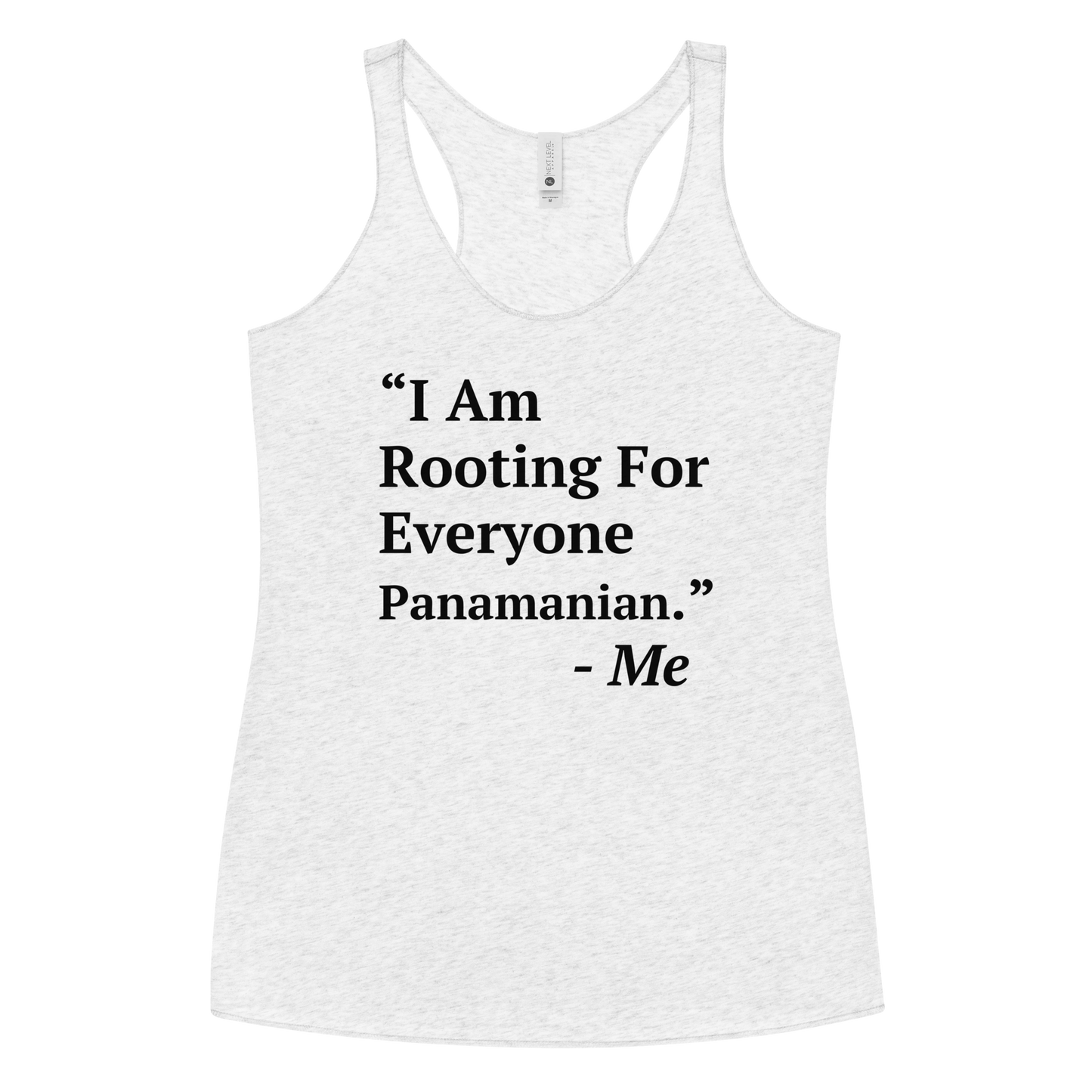 I Am Rooting: Panama Women's Racerback Tank