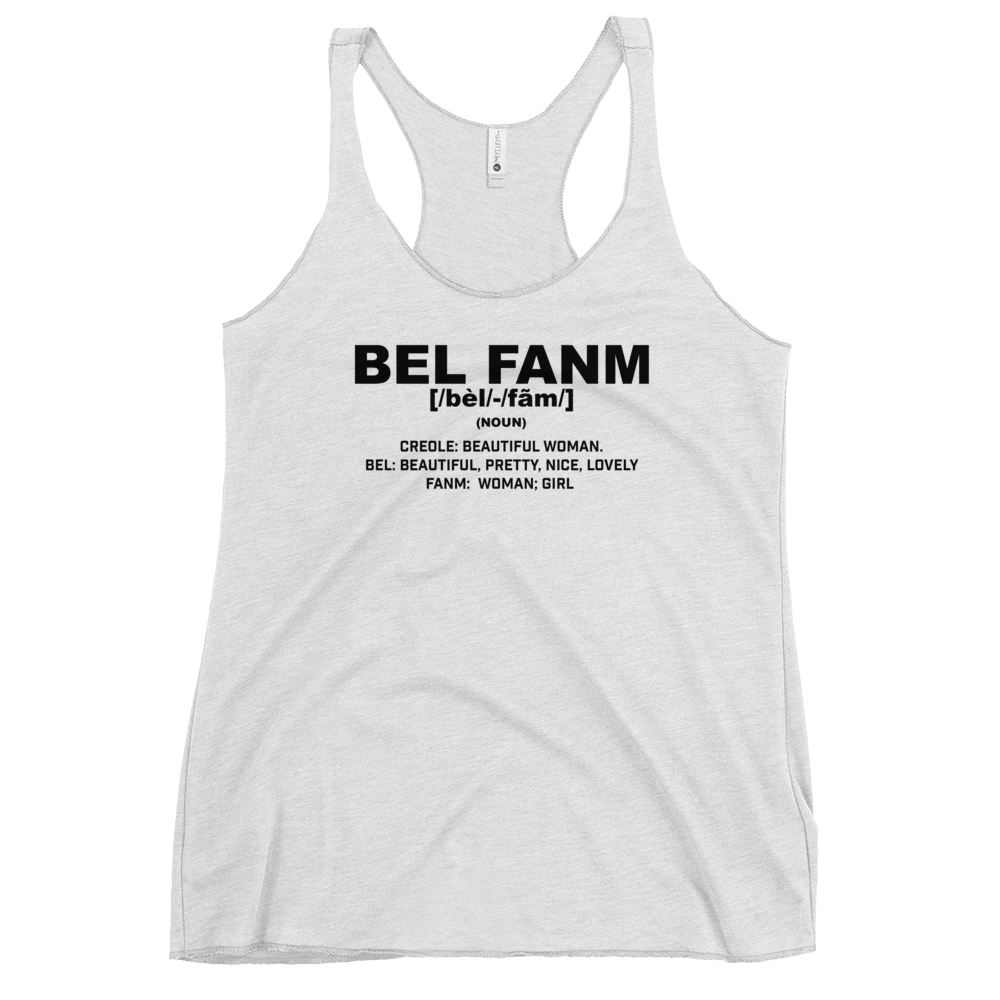 Bel Fanm Women's Racerback Tank