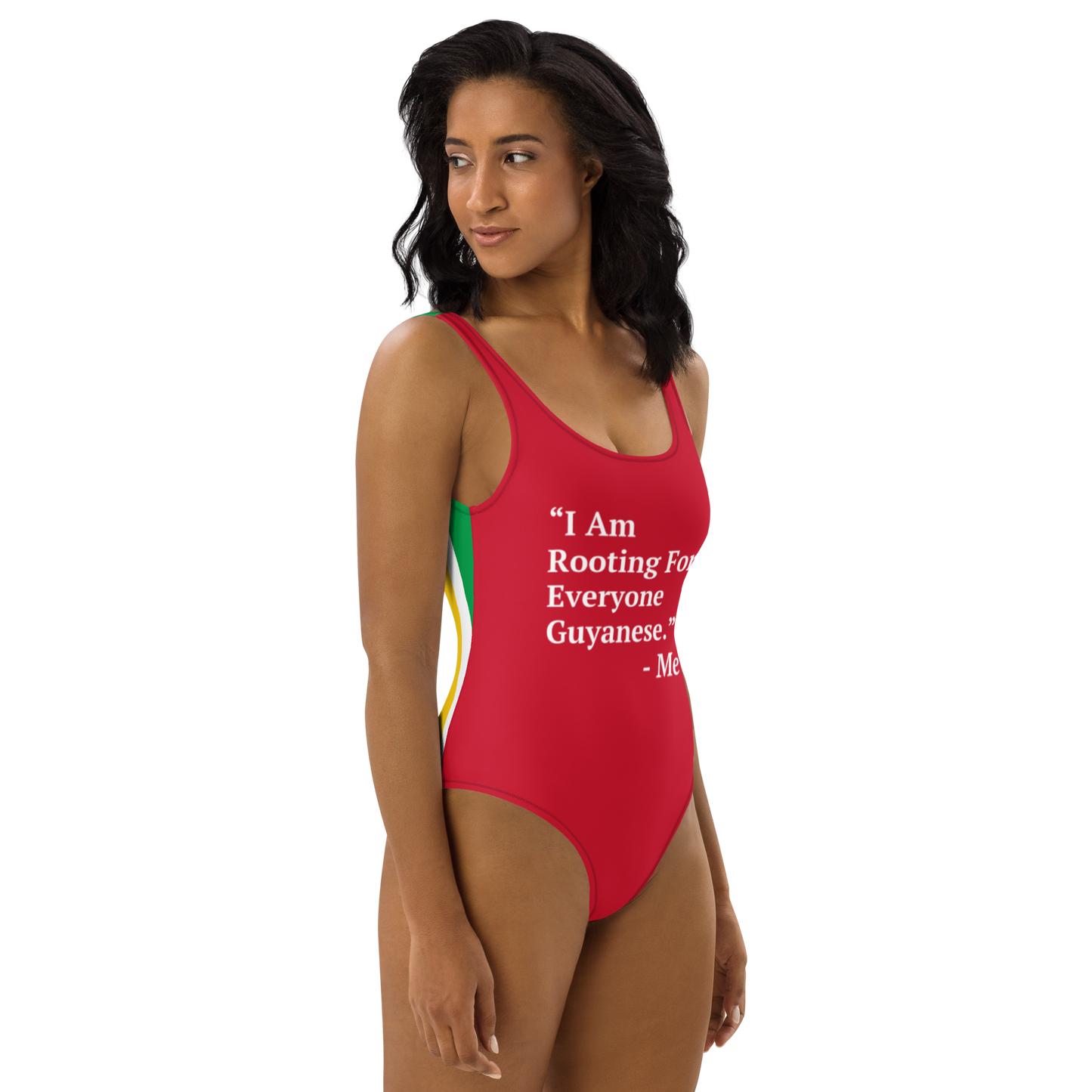 I Am Rooting: Guyana One-Piece Swimsuit