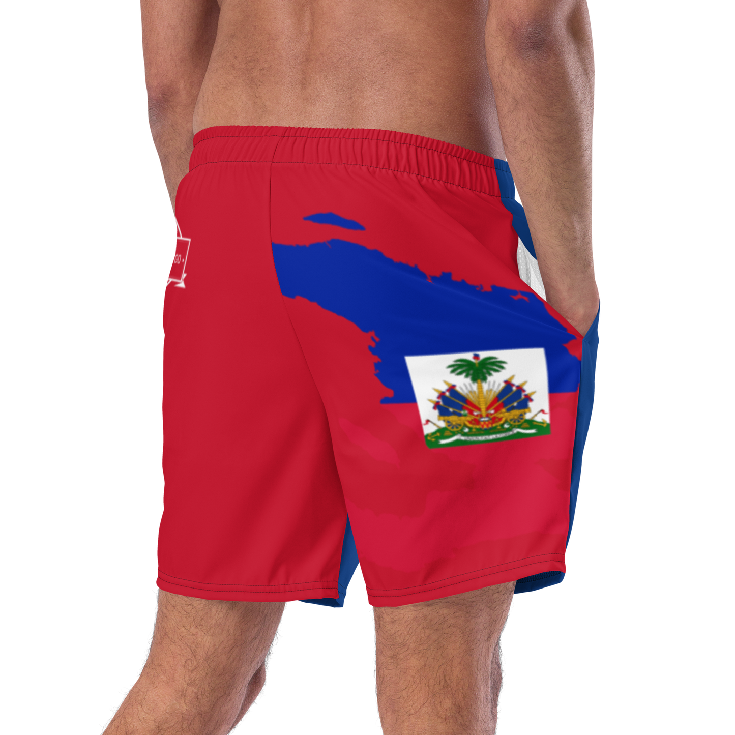 I Am Rooting: Haiti Men's swim trunks