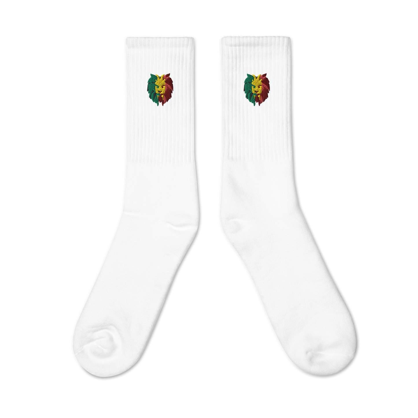 I Am Rooting: West Indian Embroidered socks