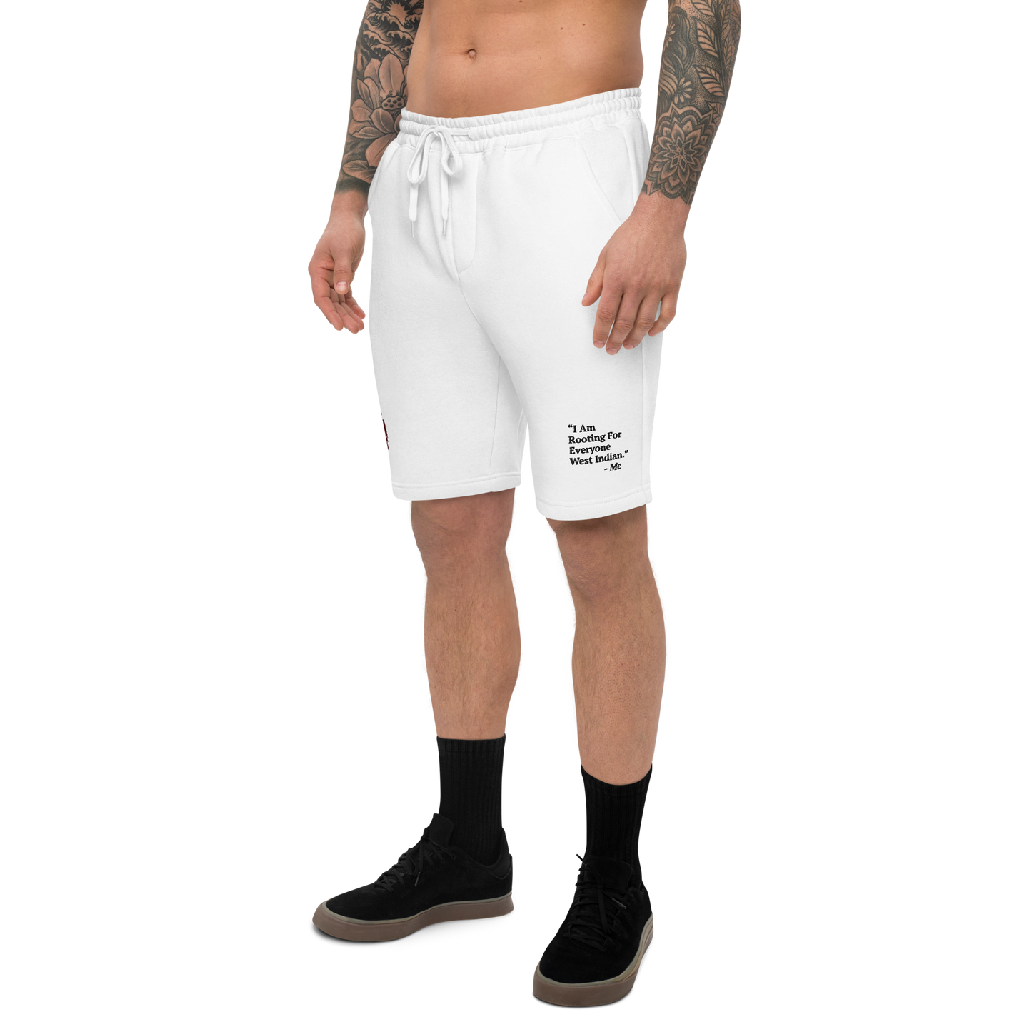 I Am Rooting: West Indian Men's fleece shorts