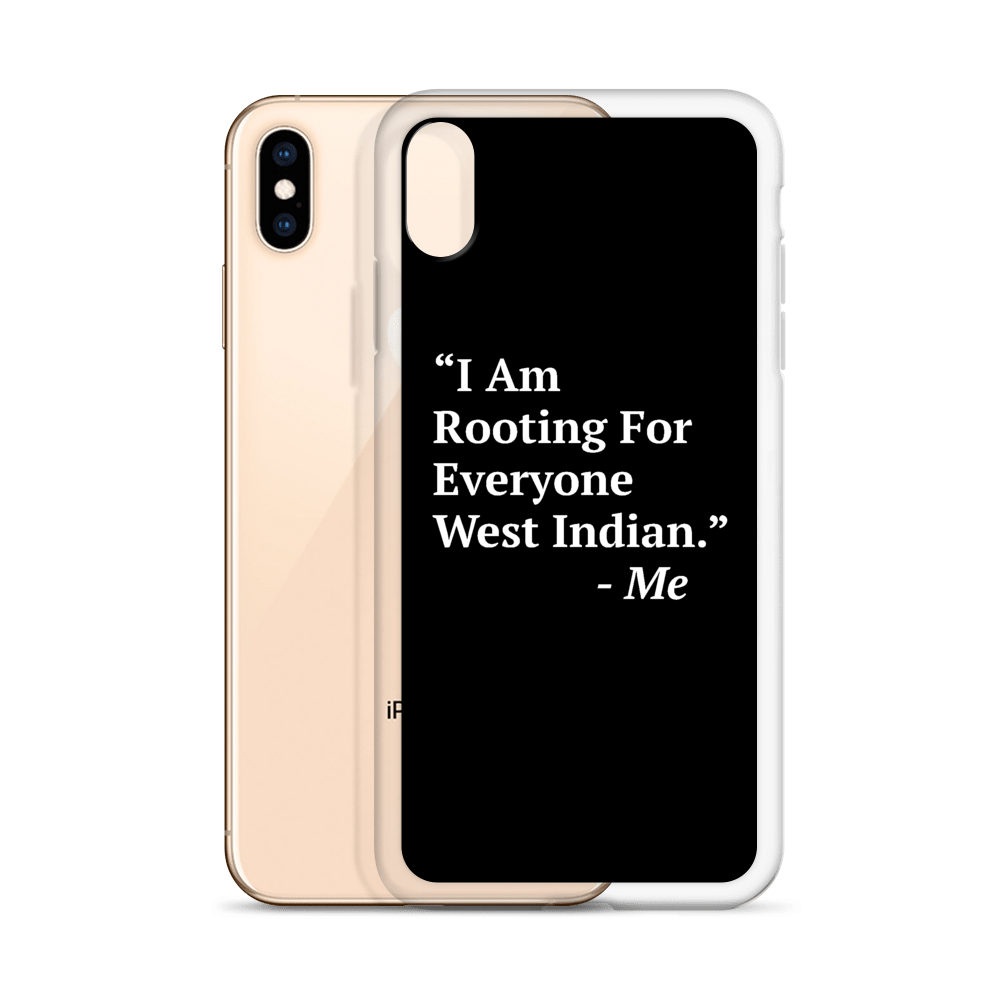 I Am Rooting: West Indian iPhone Case