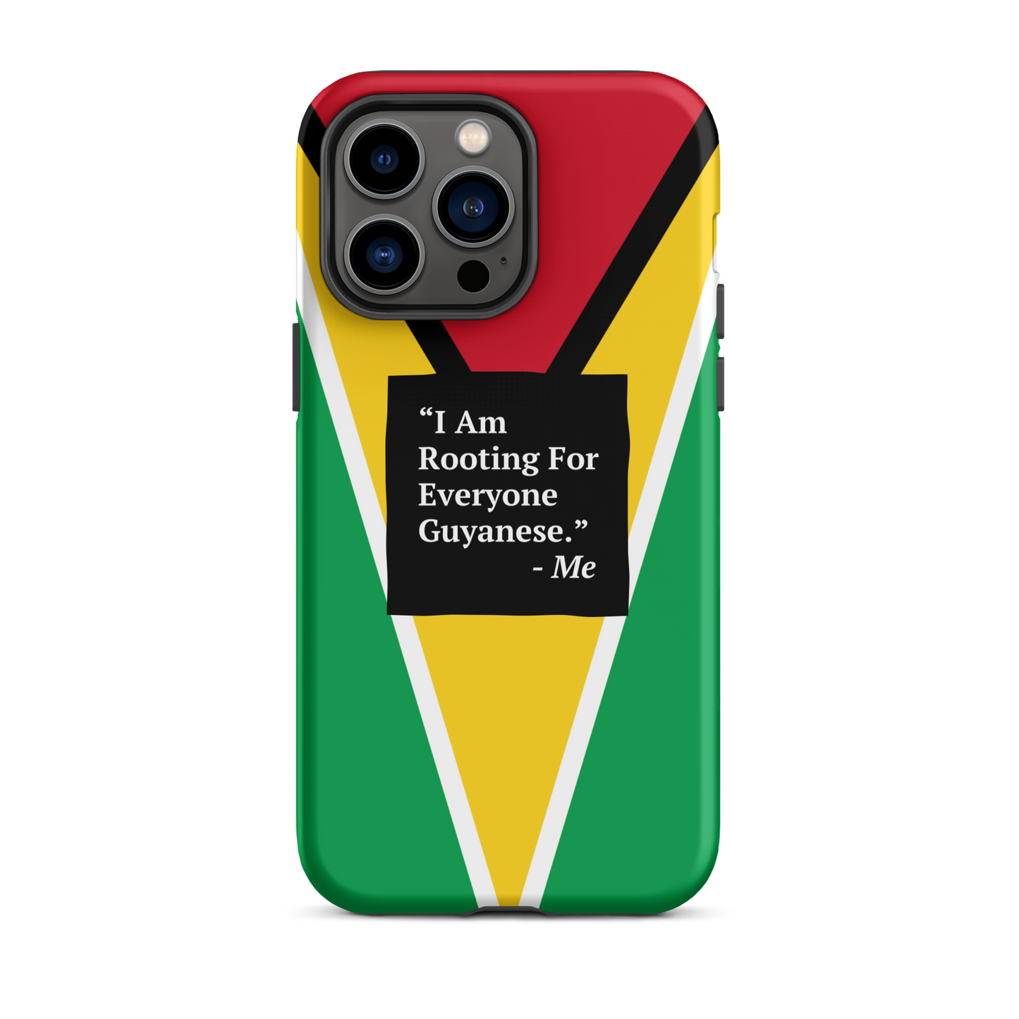 I Am Rooting: Guyana Tough iPhone case