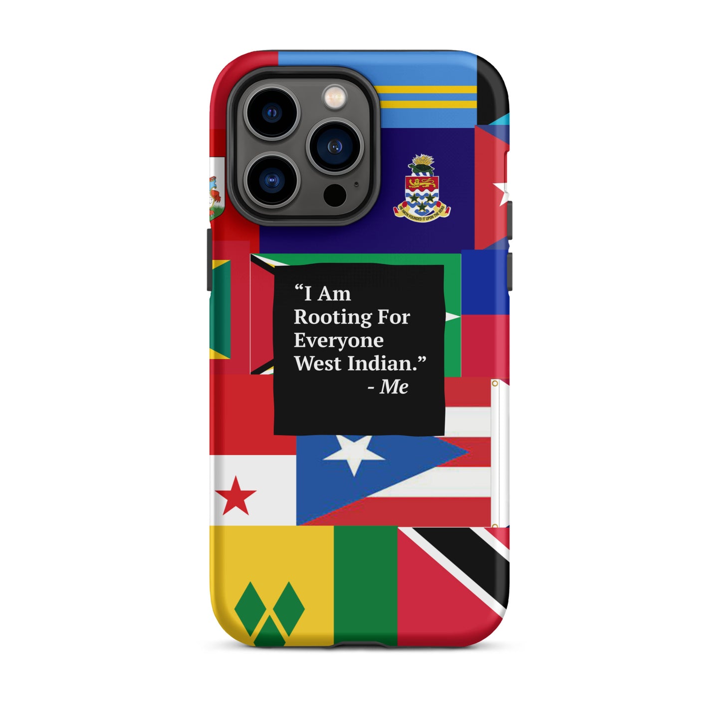 I Am Rooting: West Indian Tough iPhone case