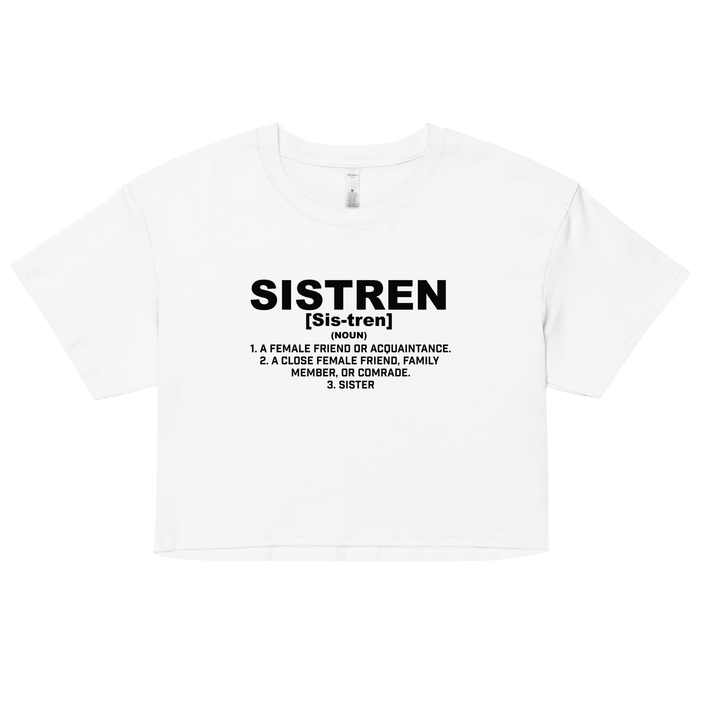Sistren Women’s crop top