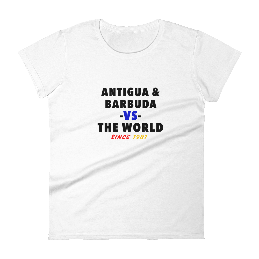 Antigua & Barbuda -vs- The World Women's short sleeve t-shirt