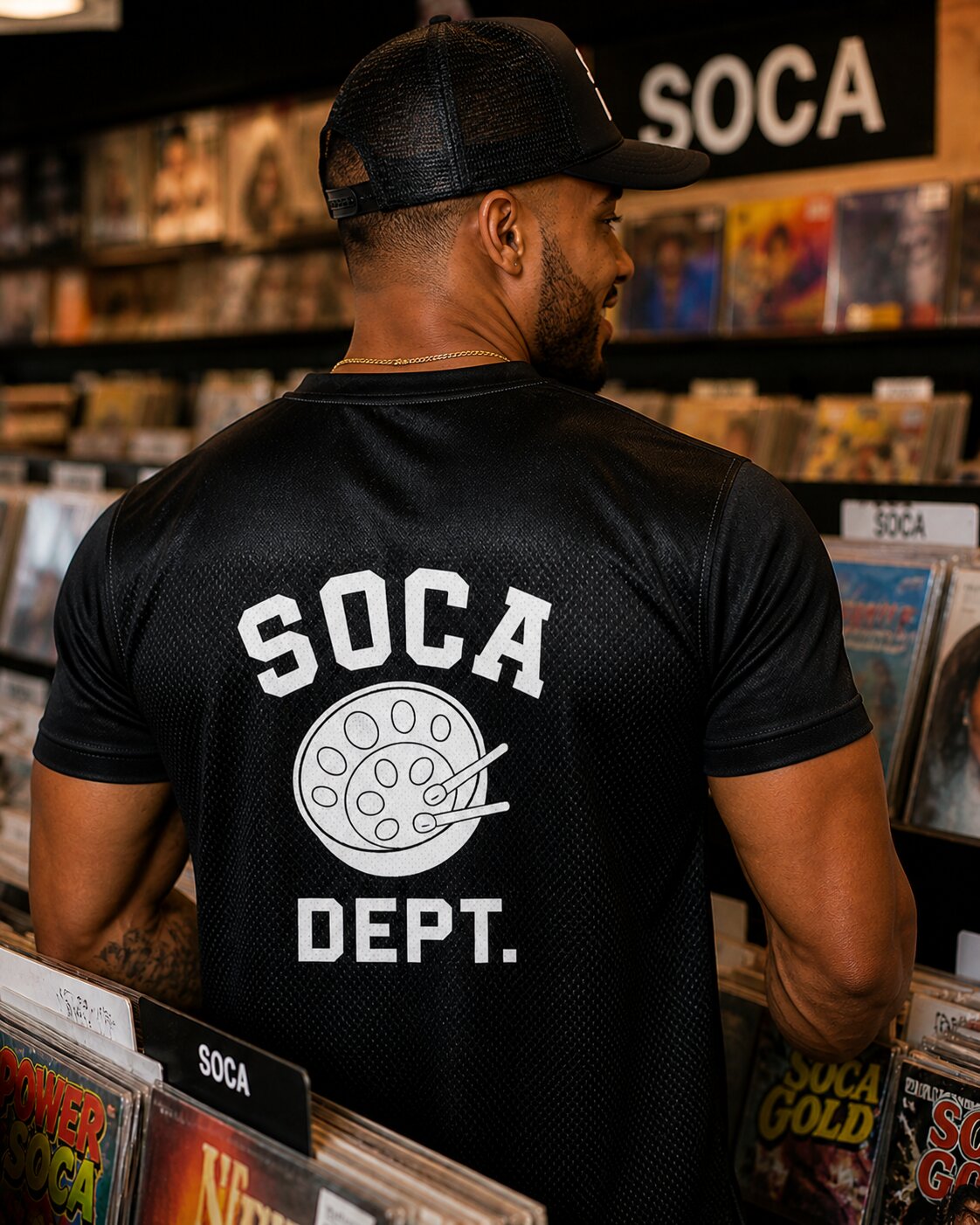 Soca Dept. Boxy football jersey