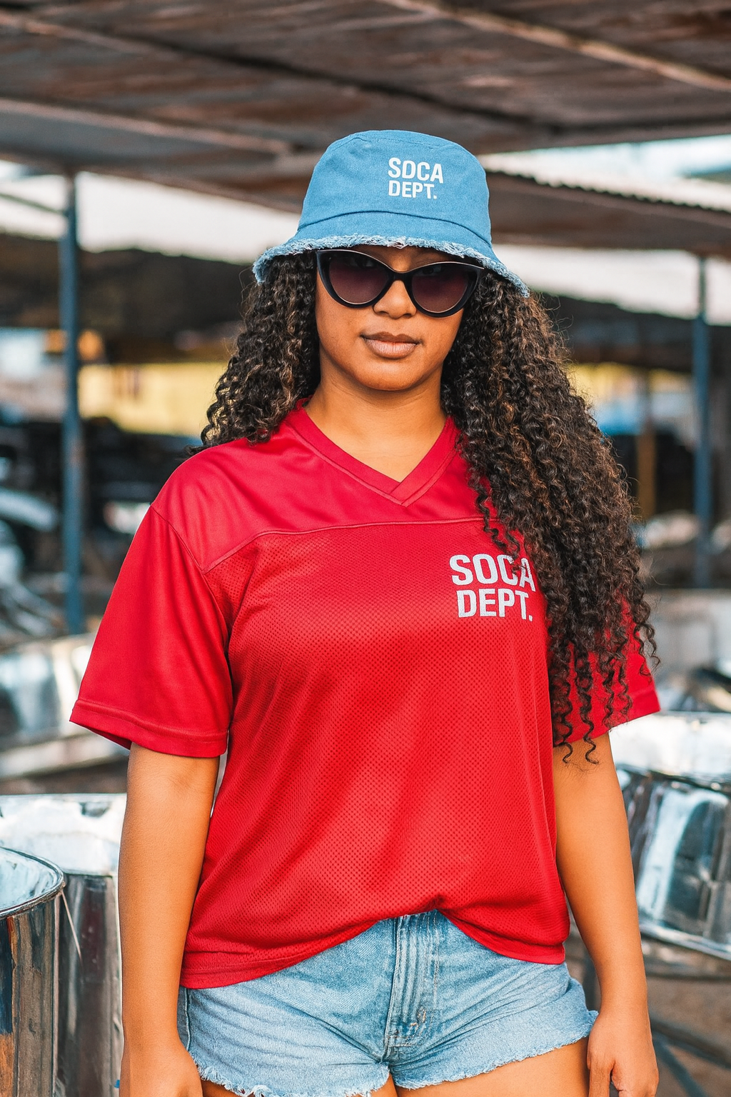 Soca Dept. Boxy football jersey