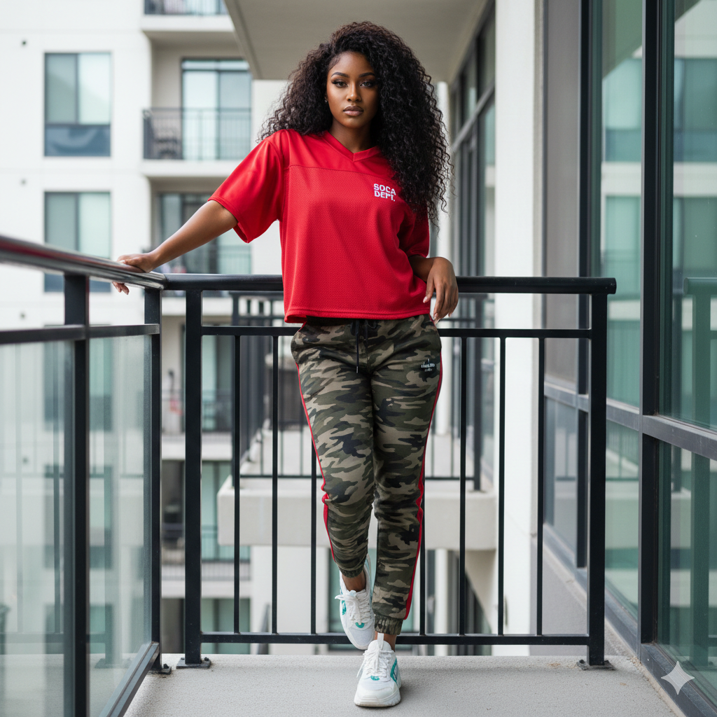 Soca Dept. Boxy football jersey