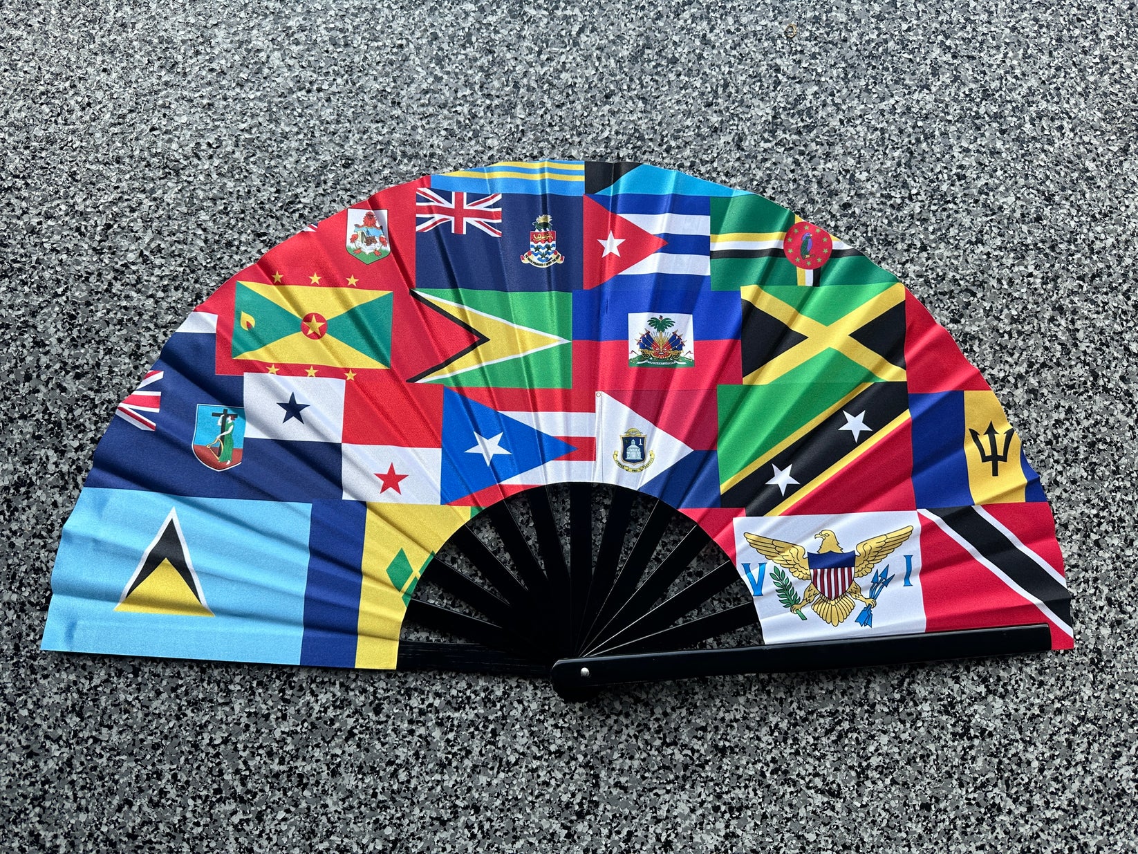 West Indian Flag Fan – Carib Lingo Co.