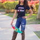Guyana -vs- The World Women's t-shirt