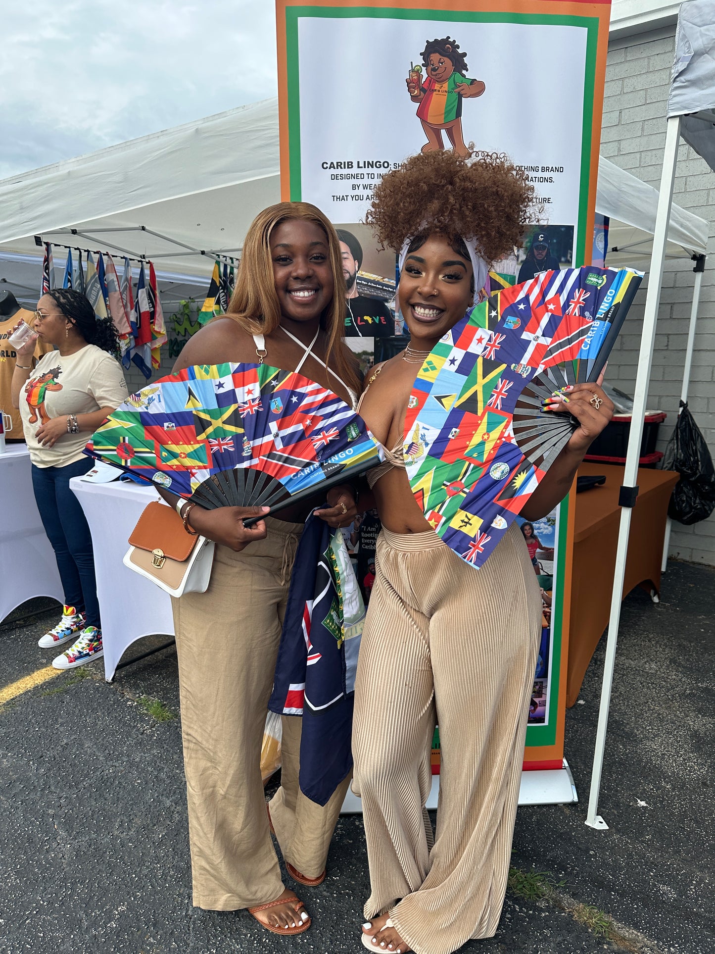 West Indian Flag Fan