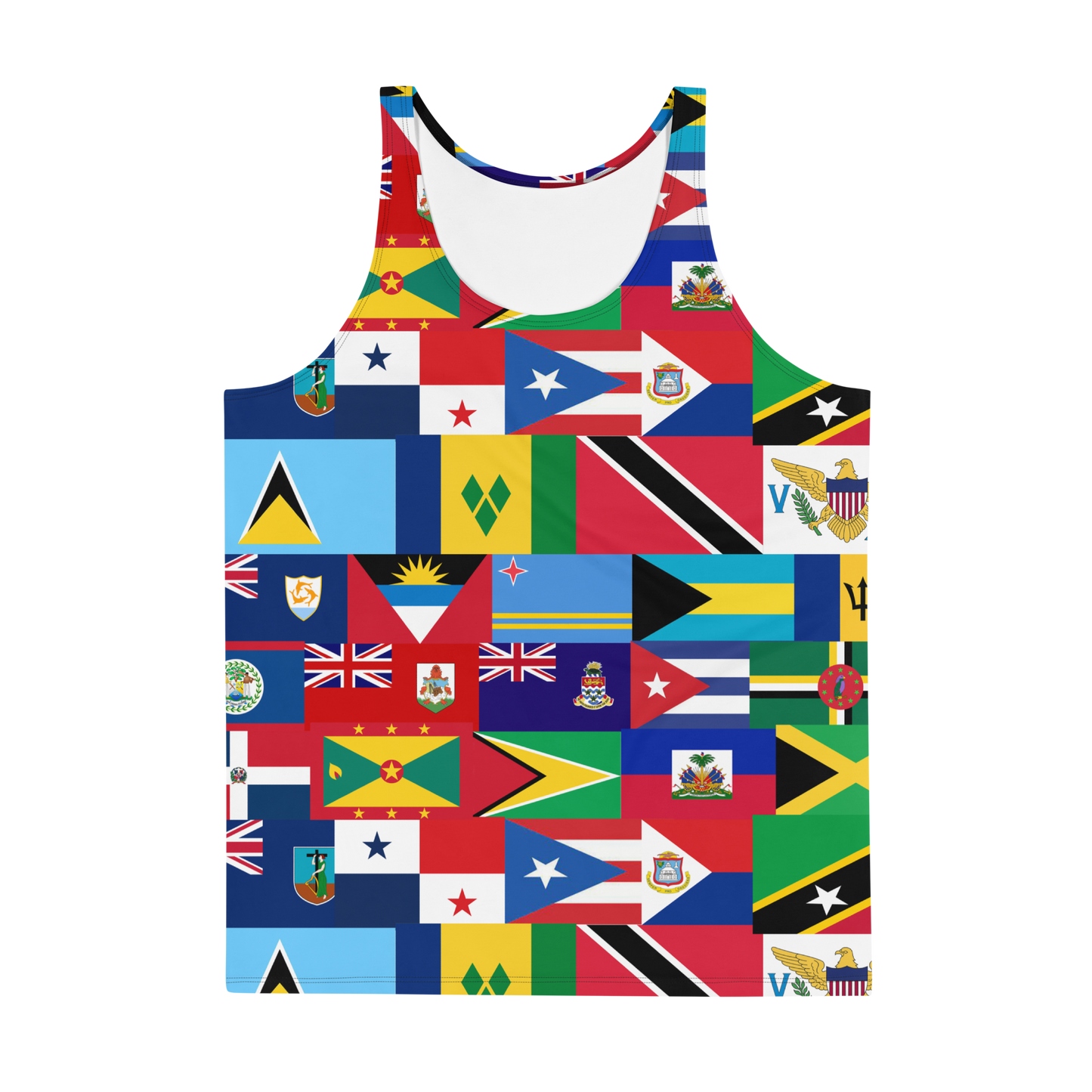 West Indian Flag Unisex Tank Top