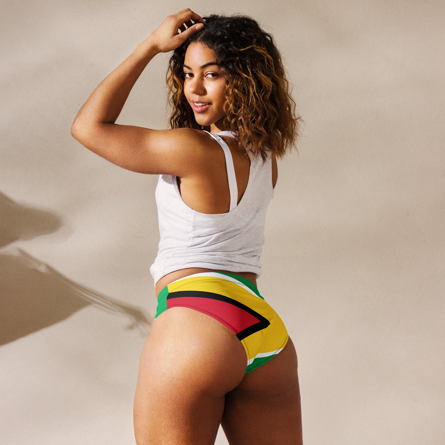 Guyana high-waisted bikini bottom