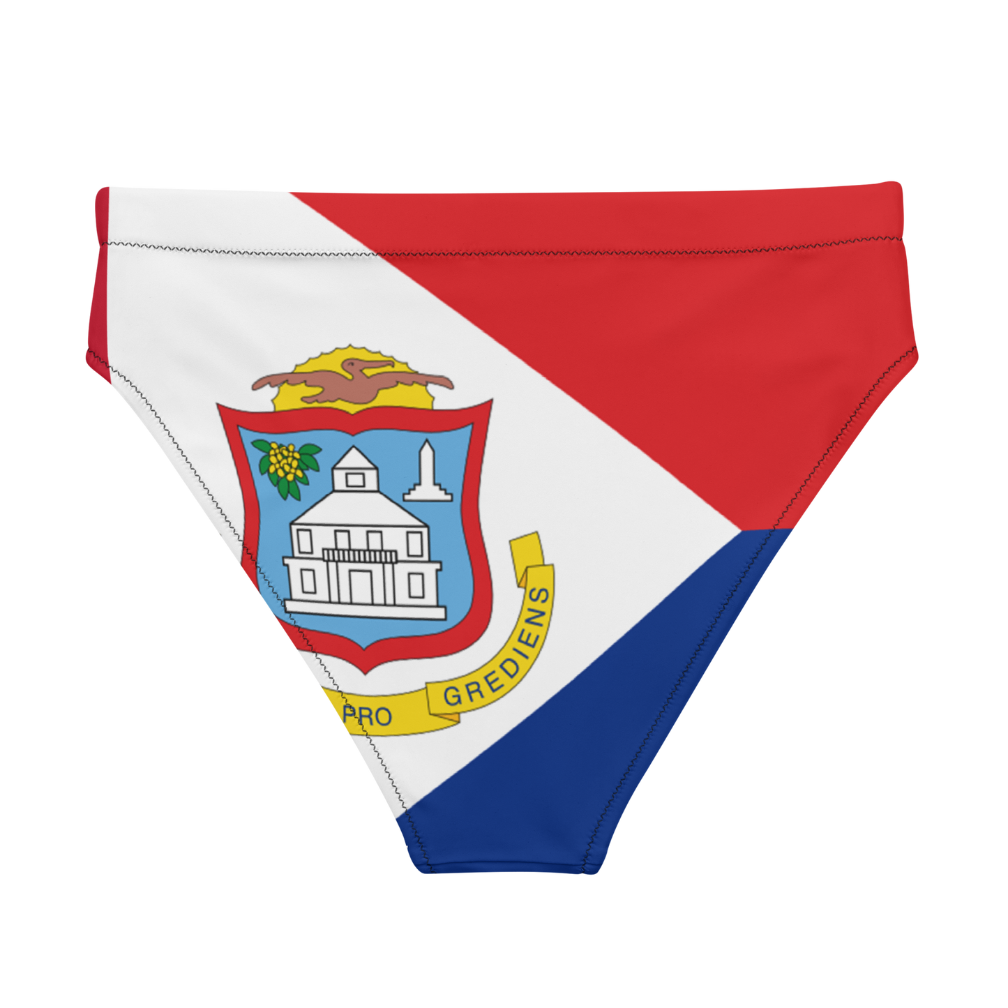 St. Maarten high-waisted bikini bottom
