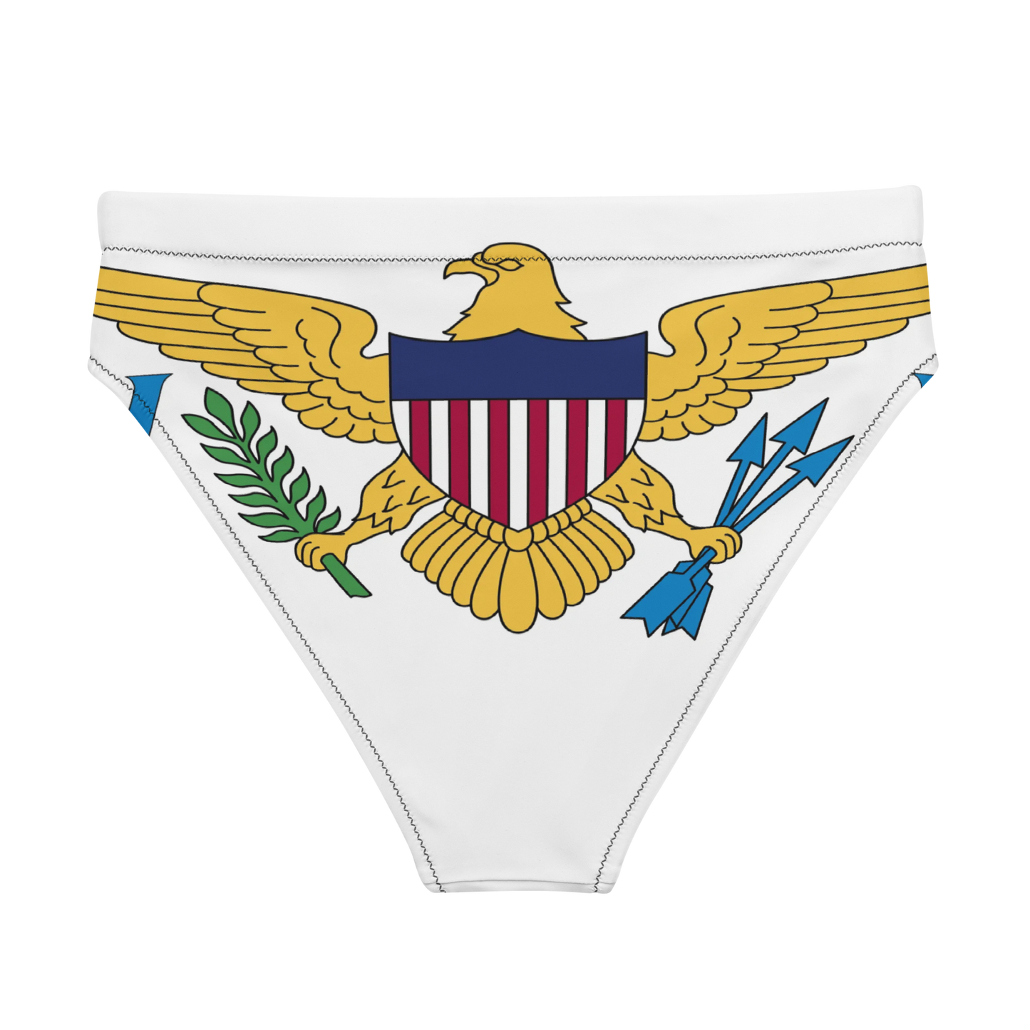 USVI high-waisted bikini bottom