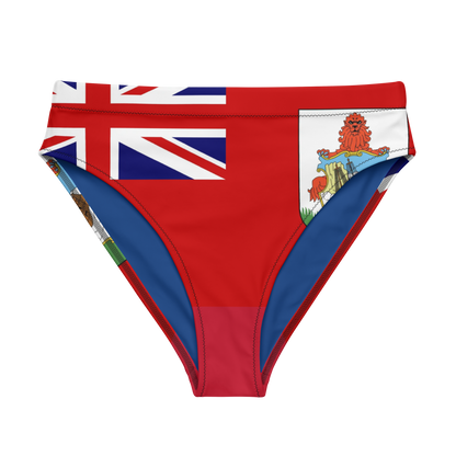 Bermuda high-waisted bikini bottom