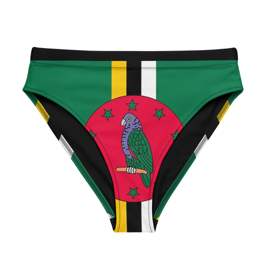 Dominica high-waisted bikini bottom