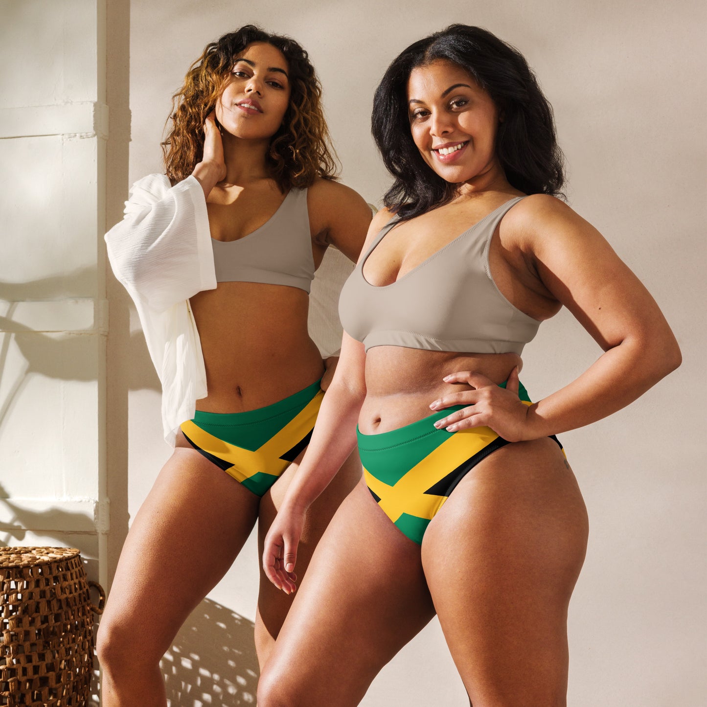 Jamaica high-waisted bikini bottom