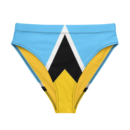 St. Lucia high-waisted bikini bottom