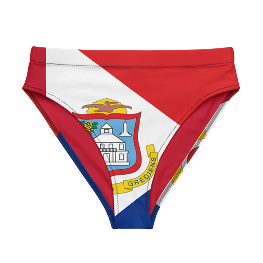 St. Maarten high-waisted bikini bottom