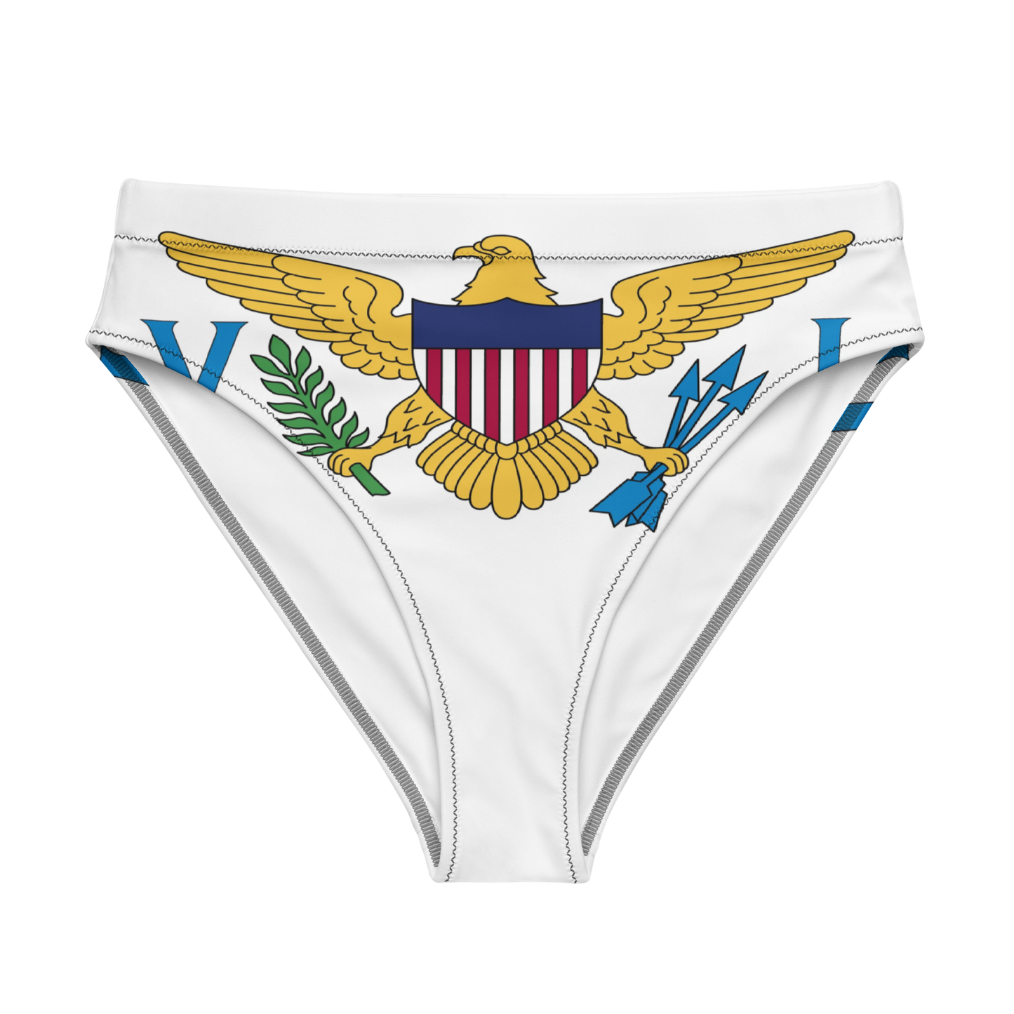USVI high-waisted bikini bottom