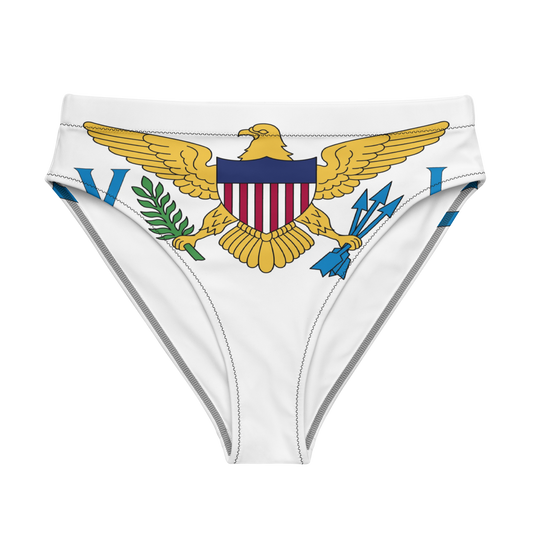 USVI high-waisted bikini bottom