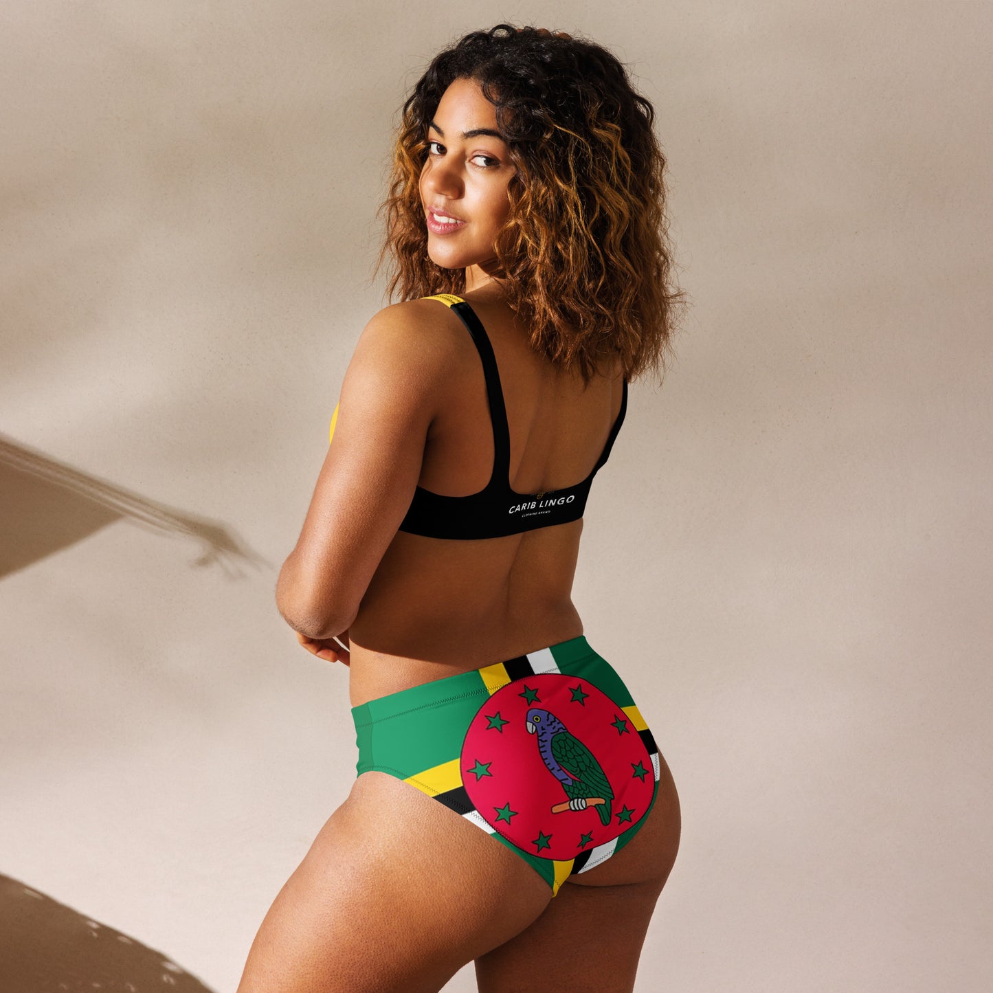 I Am Rooting: Dominica high-waisted bikini