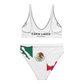 I Am Rooting: Mexico Recycled high-waisted bikini