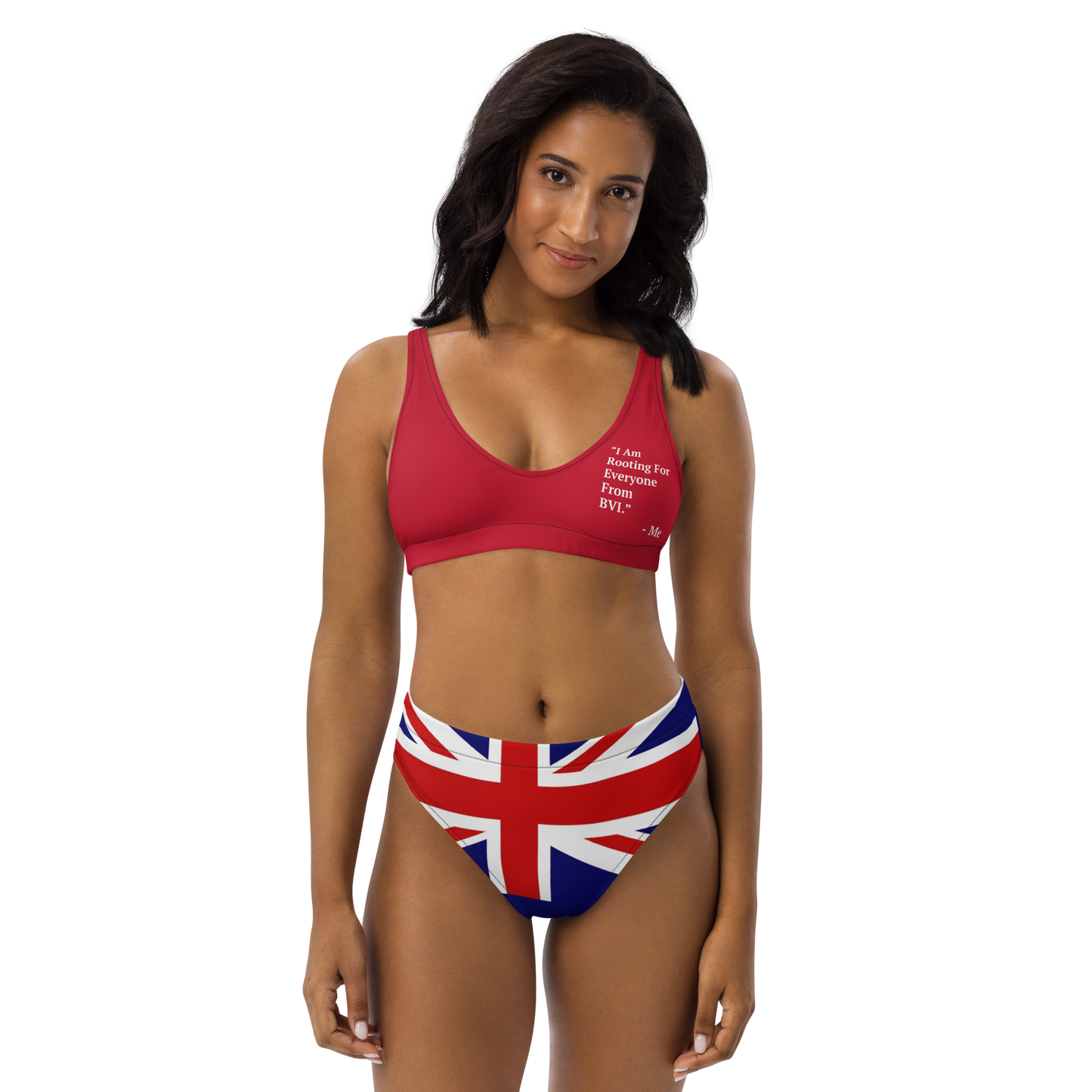 BVI Recycled high-waisted bikini