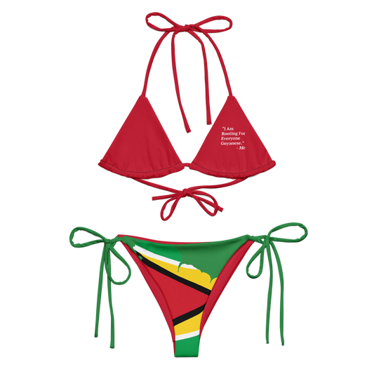 I Am Rooting: Guyana string bikini